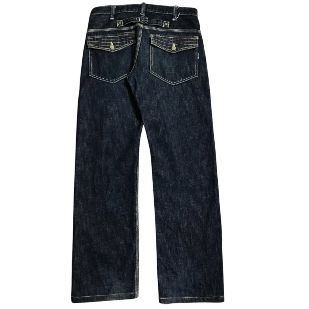 Japanese Brand Japanese denim x Kojima double kne denim with buckleback Size US 32 / EU 48 - 4 Thumbnail
