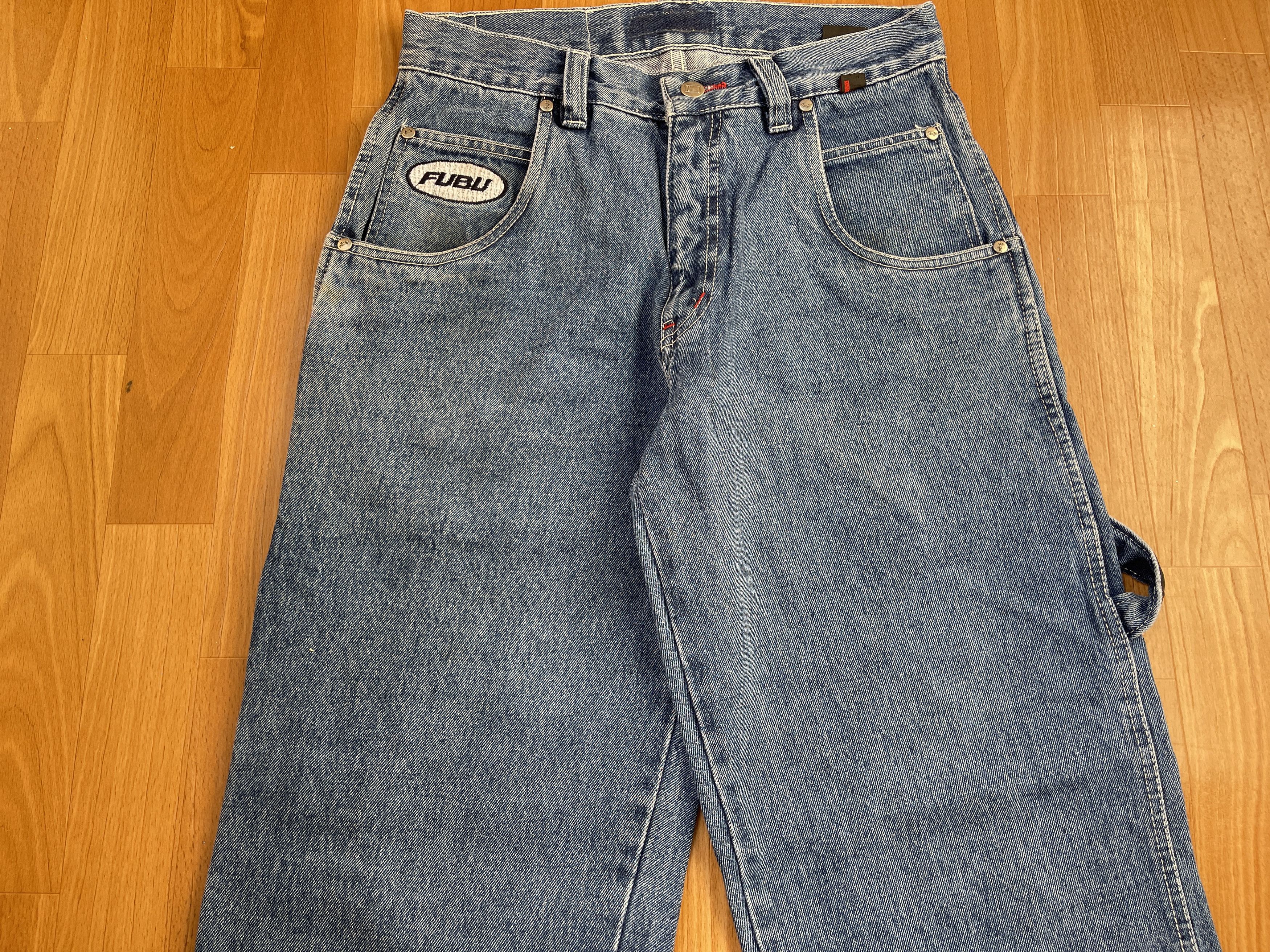 Fubu FUBU jeans, vintage baggy jeans, 90s hip hop skater Y2K 32 Size US 32 / EU 48 - 9 Thumbnail