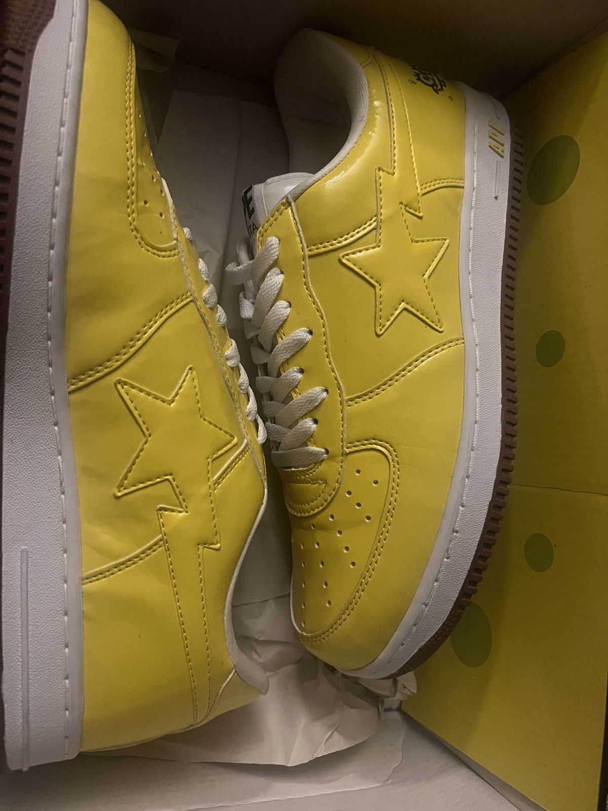 Bape Bape sponge bob baby Milo Bape collaboration Size US 13 / EU 46 - 1 Thumbnail