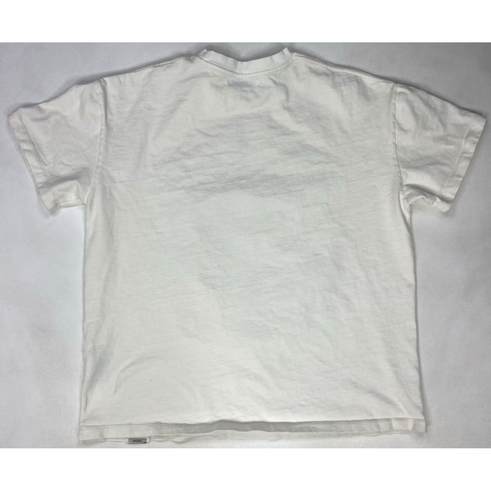 Vintage Almost Someday White T-Shirt Men XL Short Sleeve Graphic Cupid Angel Flower Crew Neck Logo All Seasons Comfort Shirt Size US XL / EU 56 / 4 - 7 Thumbnail