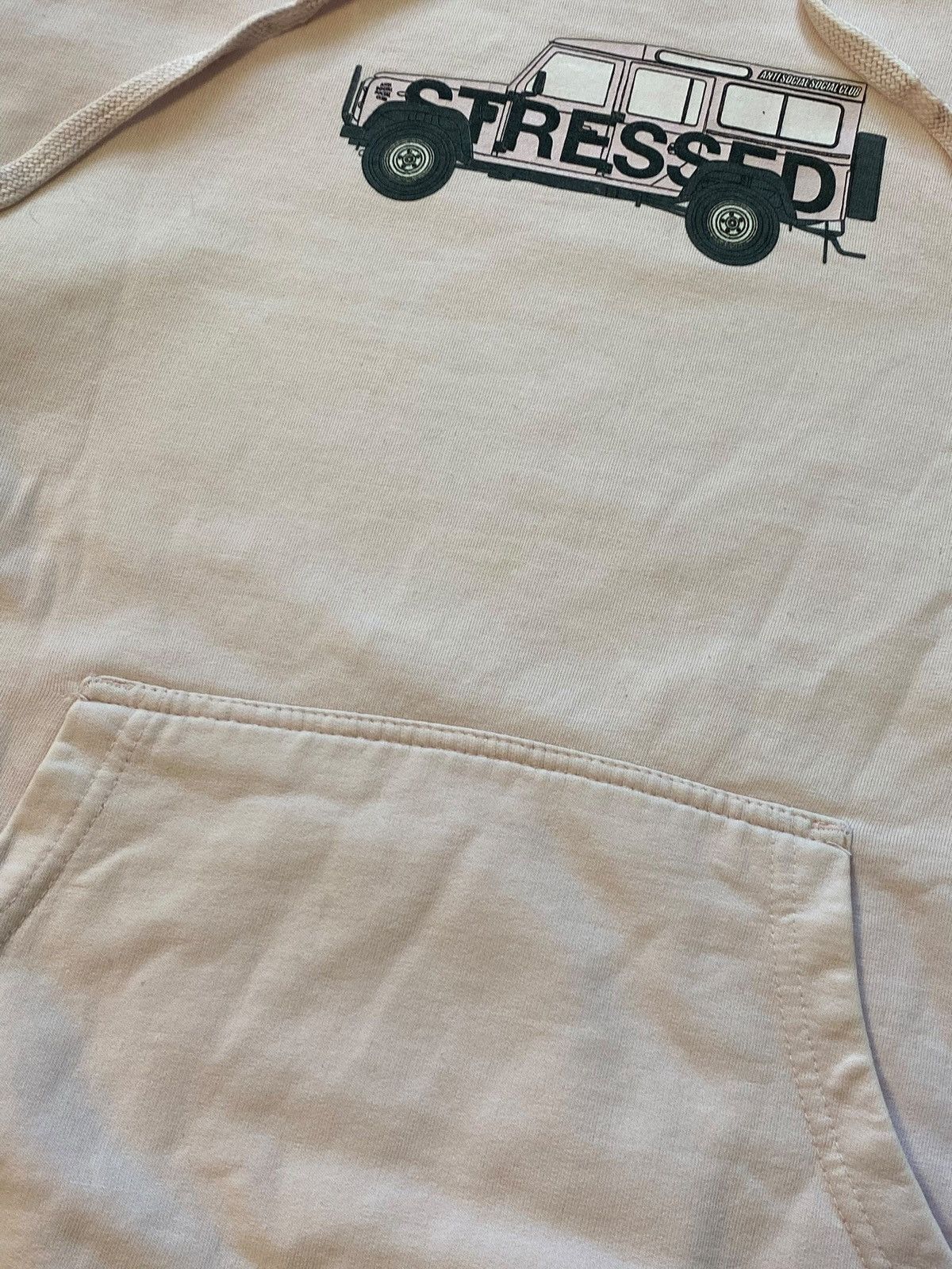 Anti Social Social Club 🔥 ASSC STRESSED HOODIE LAND ROVER DRIP REAL INTROVERT ENERGY Size US L / EU 52-54 / 3 - 7 Thumbnail
