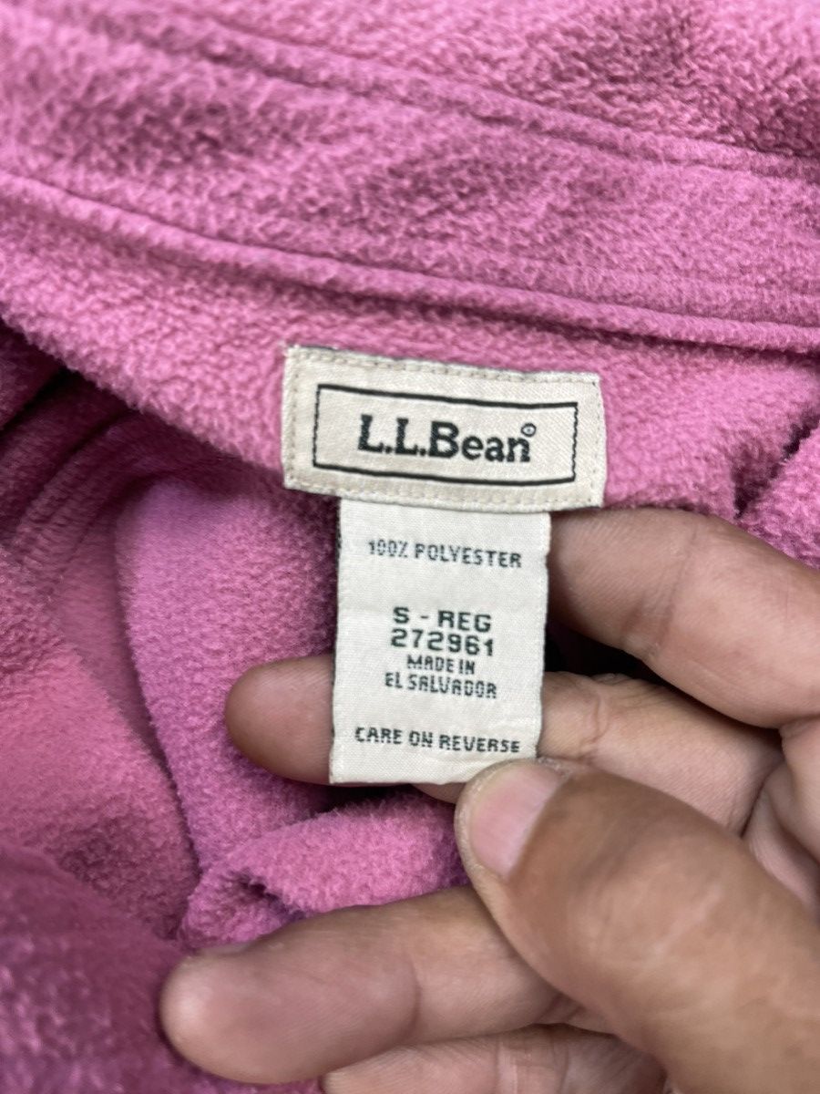 L.L. Bean LL Bean Long Sleeve Button Up Pink Fleece Over Shirt Size US S / EU 44-46 / 1 - 10 Thumbnail