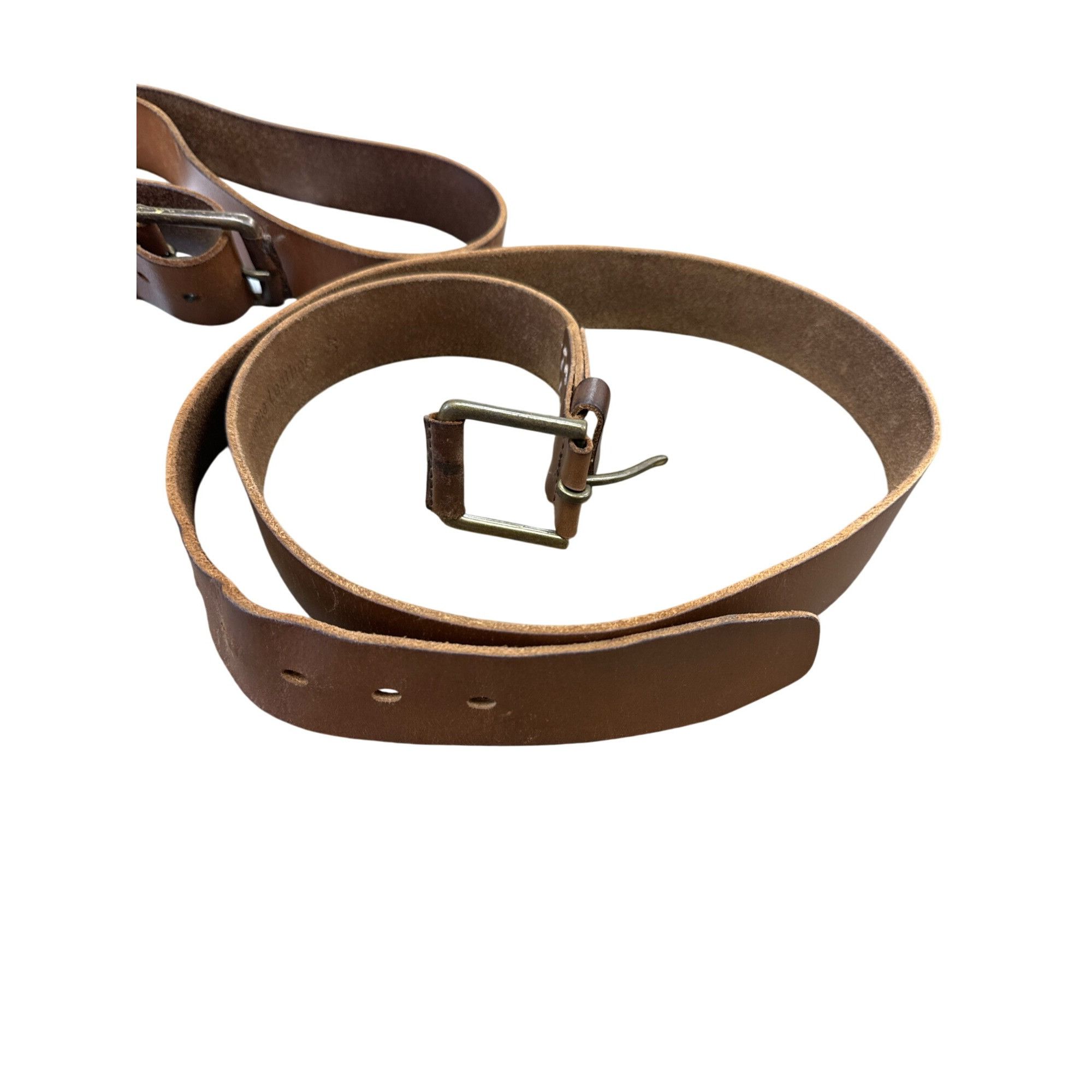 Timberland Brown Leather Mens Belt 40"x1.5" By Timberland SKU 6944 Size 40 - 5 Thumbnail