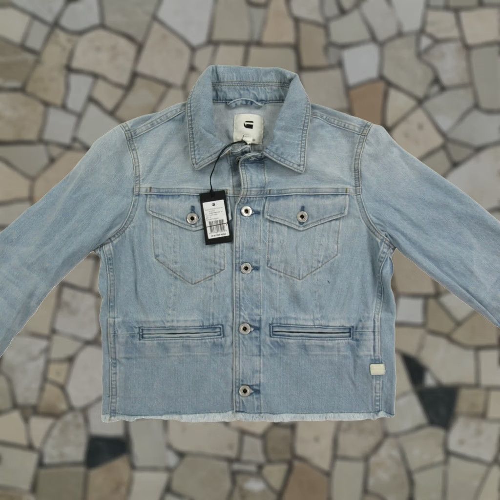 G-Star G-Star D-Staq Deconstructed Denim Jacket Light Aged M Womens Blue Denim Jacket Size M / US 6-8 / IT 42-44 - 1 Thumbnail