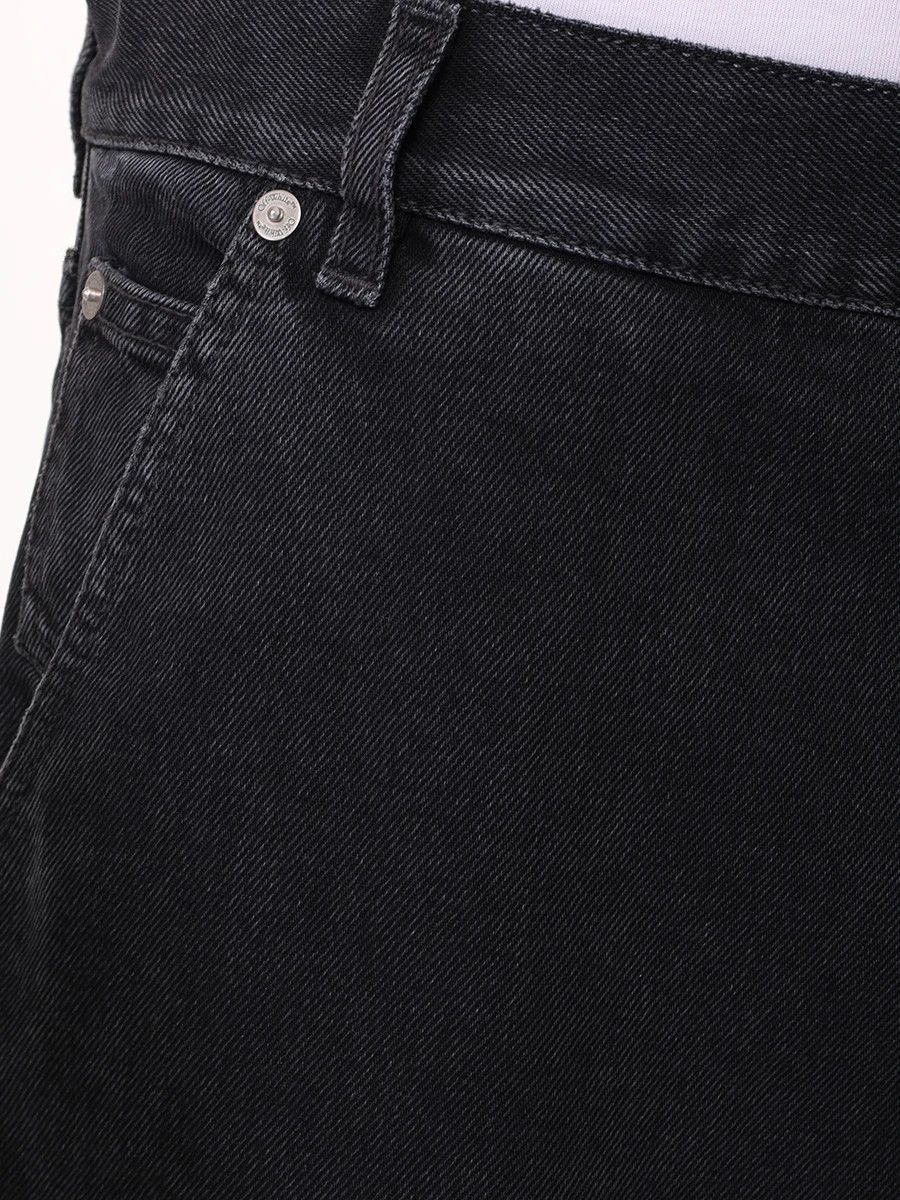 Off-White o1s22i1n1124 Wide Five Pocket Jeans in Vintage Black Size US 33 - 5 Thumbnail