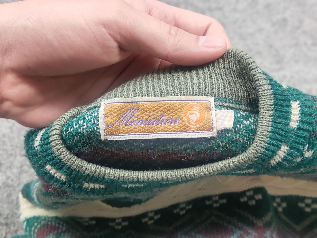 Vintage Vintage 80 - 90's Miniature Company Golf Logo Knit Sweater Size US S / EU 44-46 / 1 - 10 Thumbnail