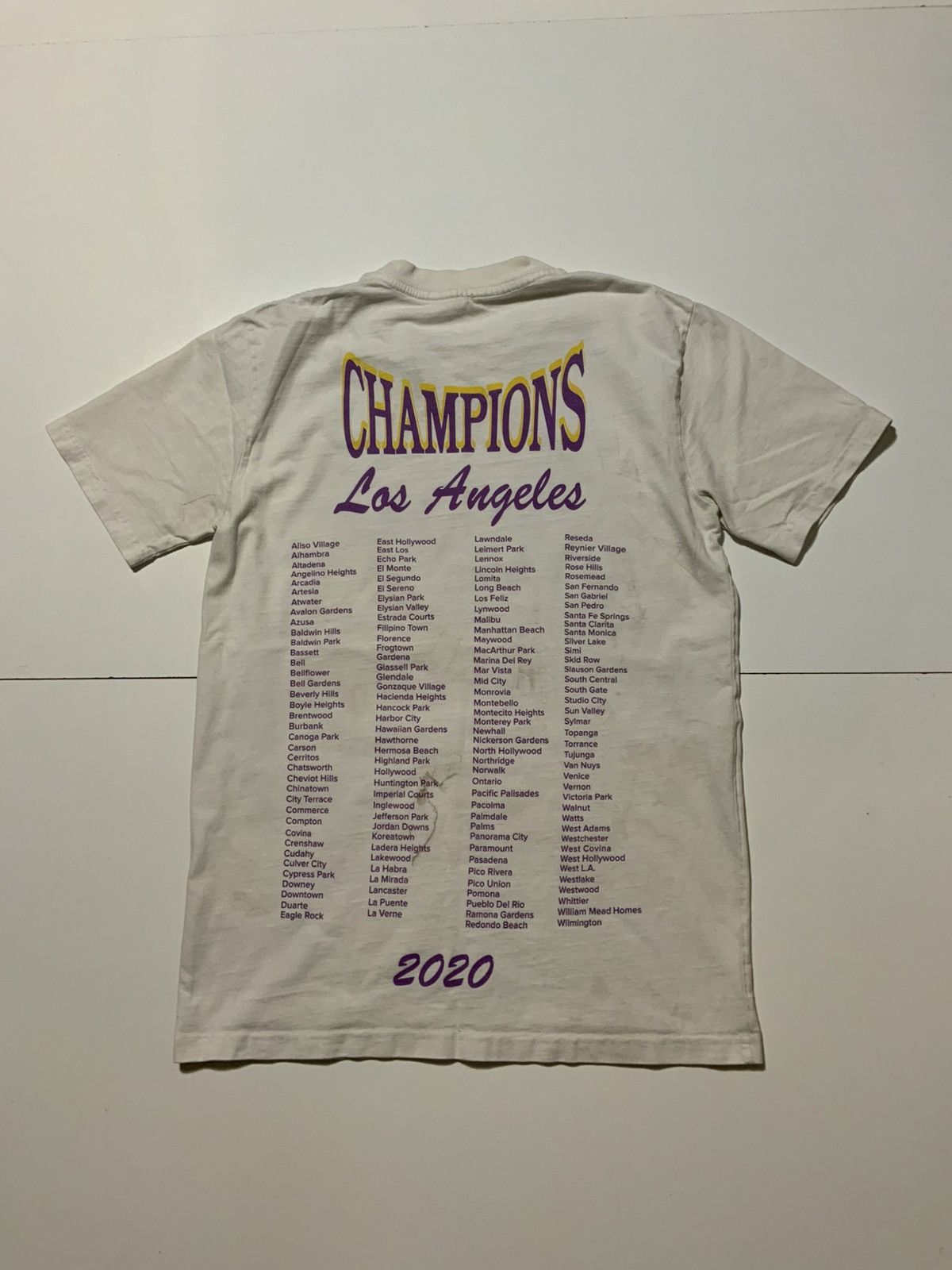 Born X Raised × NBA Born X Raised Los Angeles Lakers Champions Basketball TShirt Size US S / EU 44-46 / 1 - 2 Thumbnail