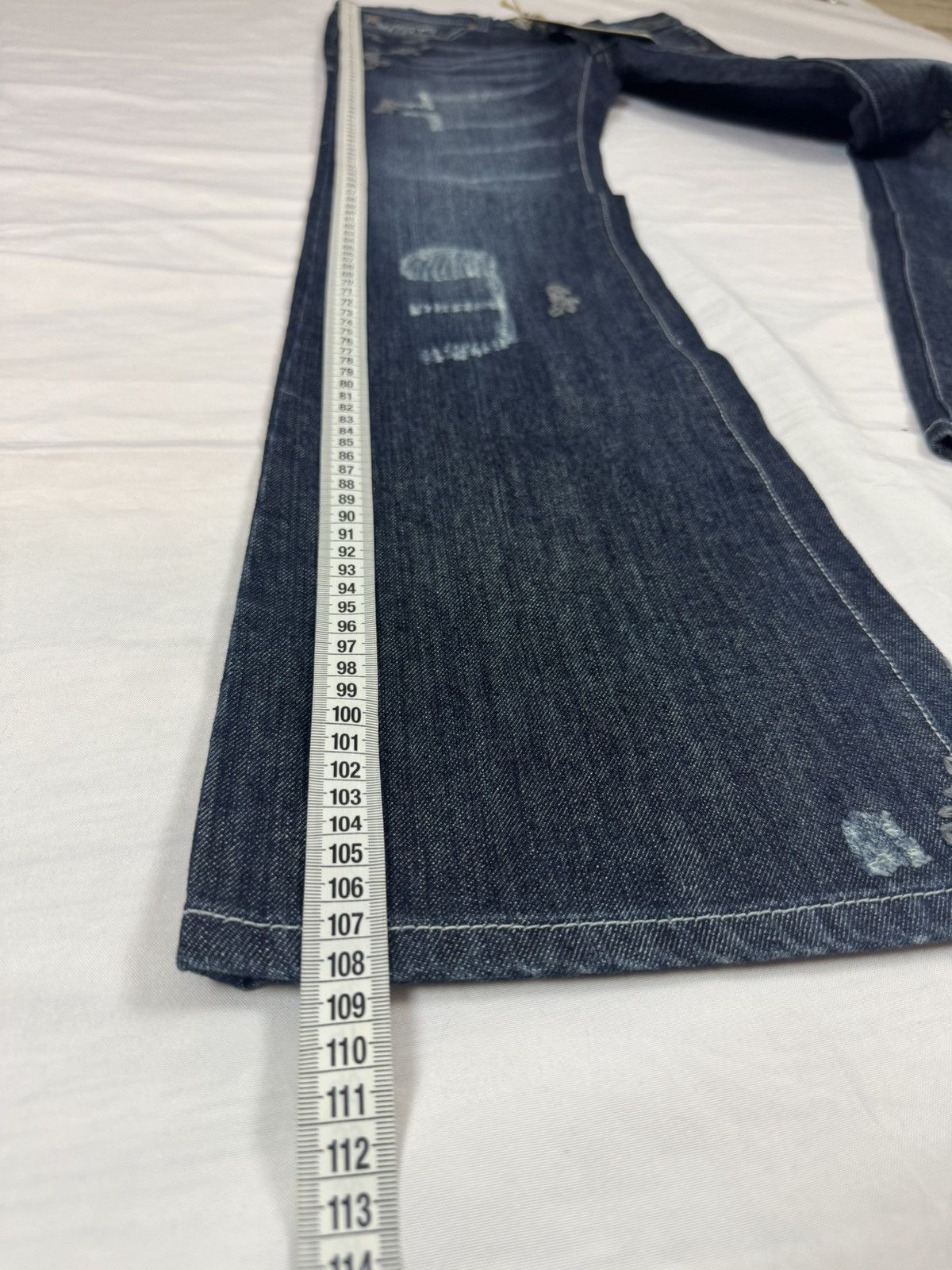 Rude Embroidered Low Rise Bootcut Flared - W28 L34 Size 28" / US 6 / IT 42 - 12 Thumbnail