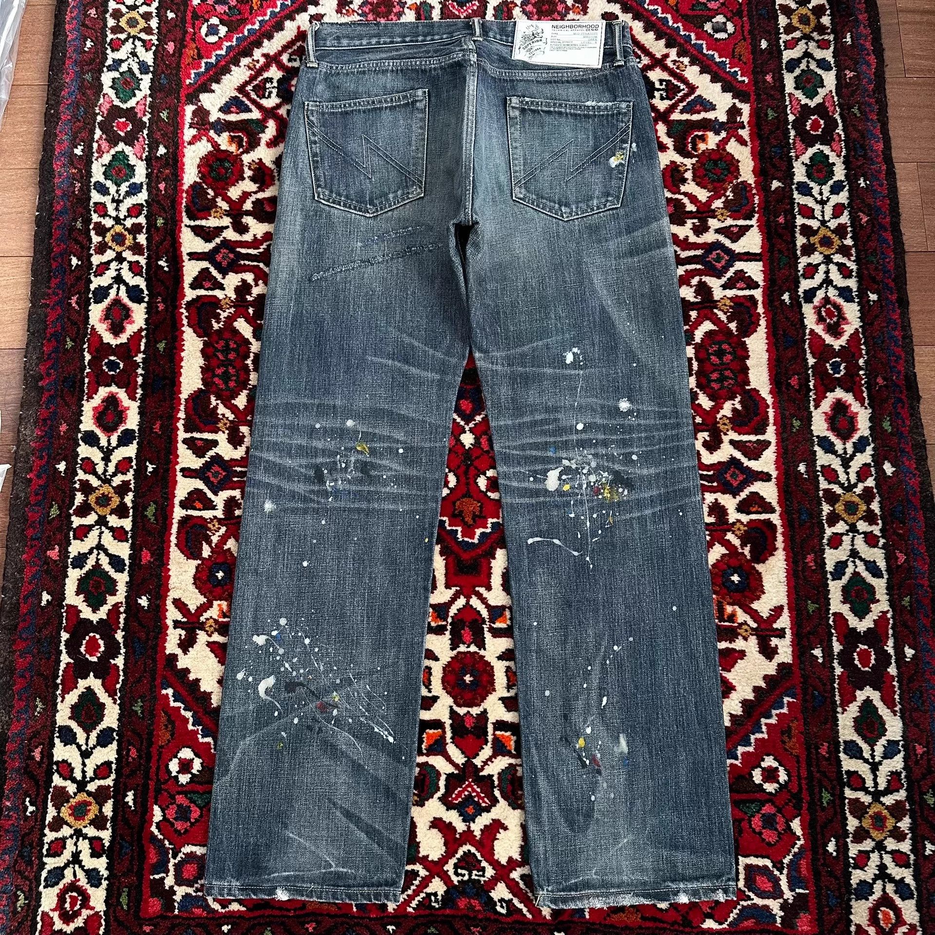 Neighborhood neighborhood 08ex splatter mid M jeans Size US 33 - 2 Thumbnail