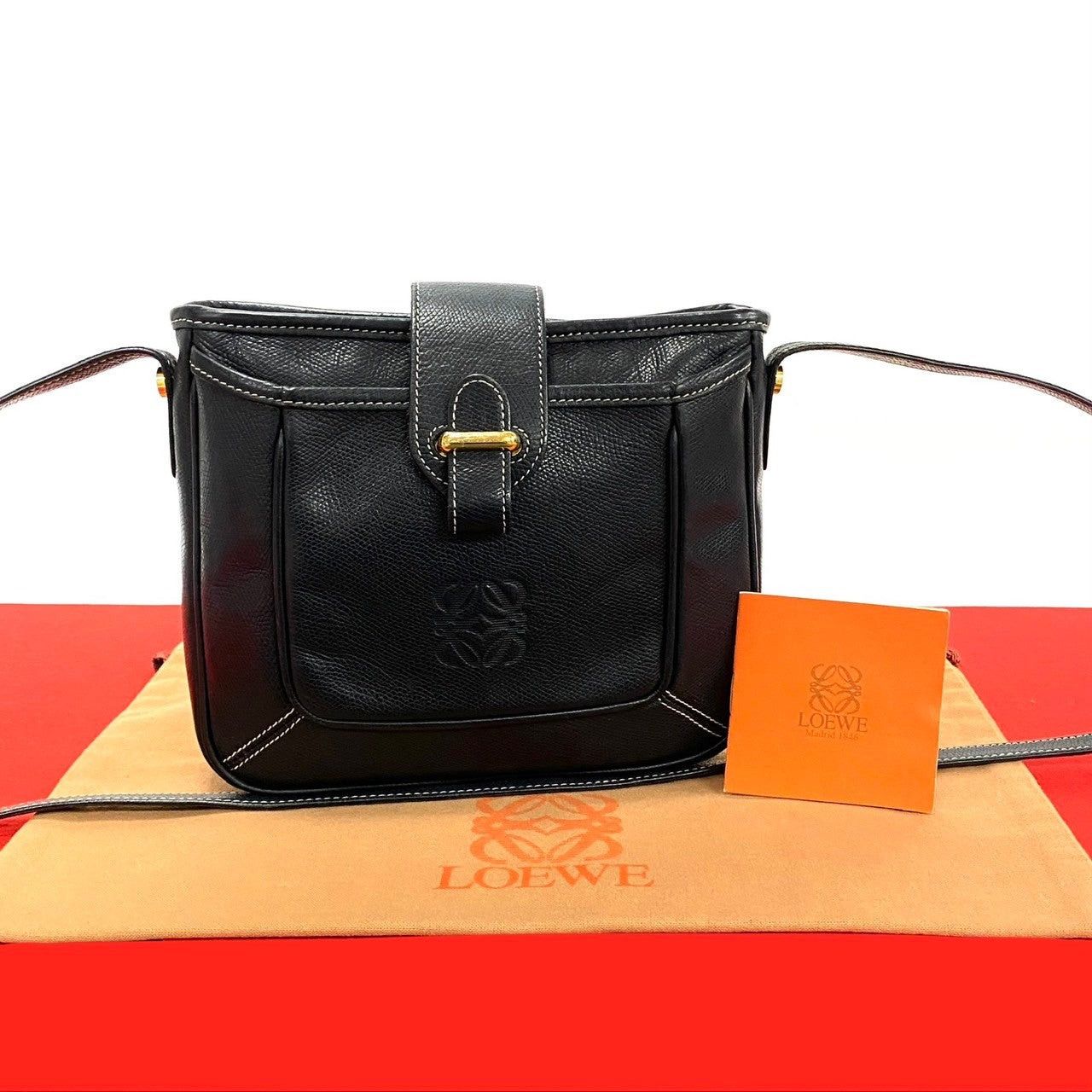 Loewe Loewe Shoulder Bag Blue Leather Size ONE SIZE - 1 Thumbnail