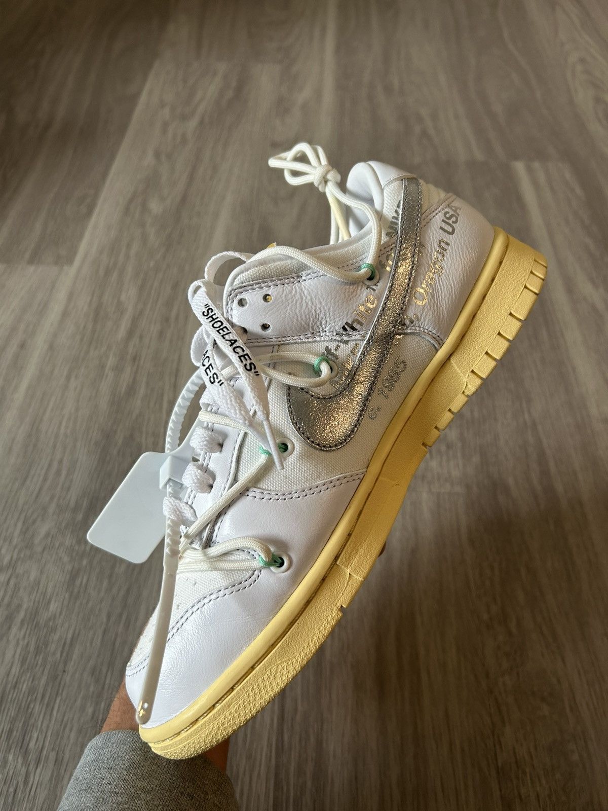 Nike × Off-White Off-White X Nike Dunk Low 01 Of 50 Size 8 Size US 8 / EU 41 - 9 Thumbnail