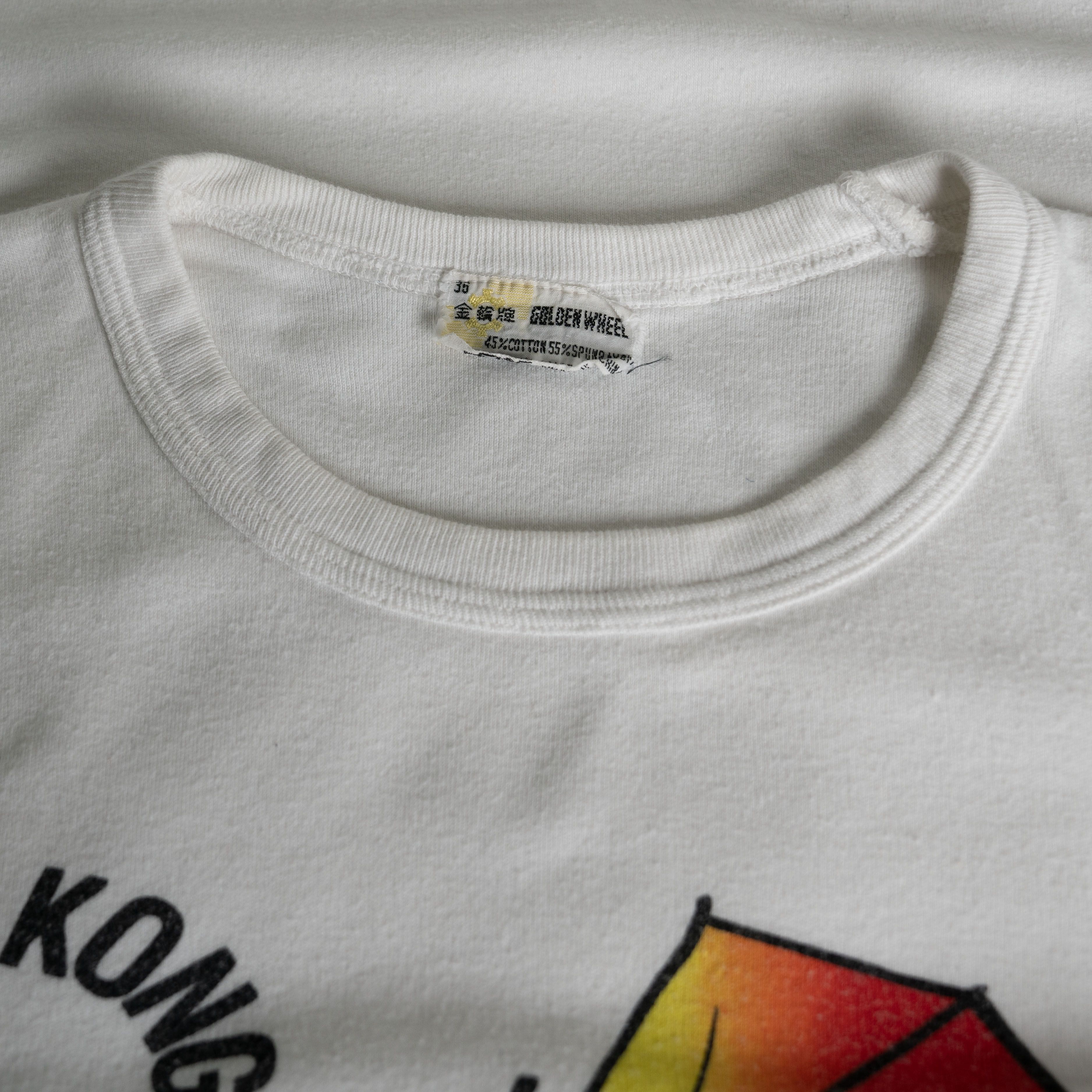 Vintage Vintage 1980's Hong Kong Ringer Tee Shirt Size US S / EU 44-46 / 1 - 3 Thumbnail