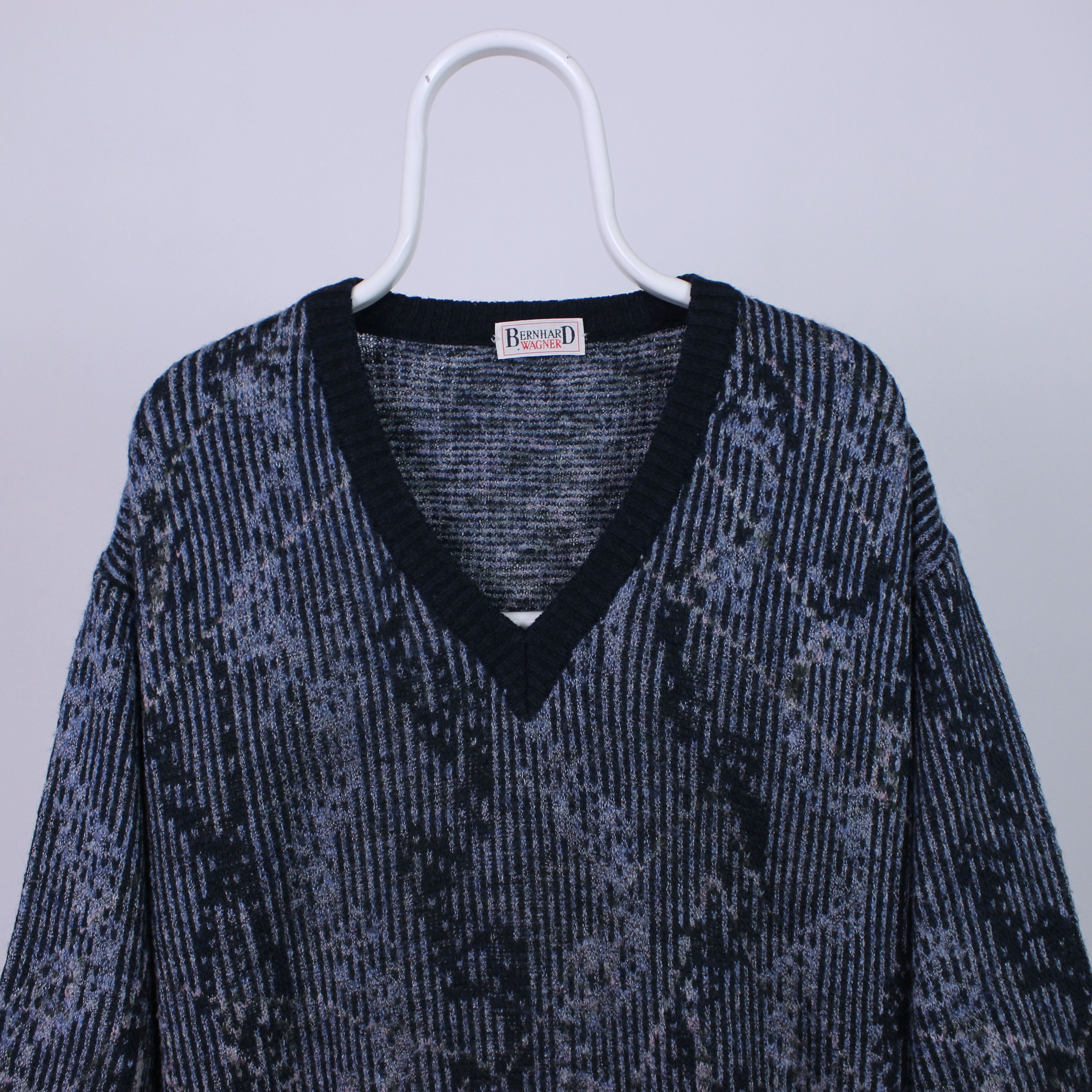 Other Bernhard Wagner wool sweater heavy M L multi italy Size US L / EU 52-54 / 3 - 6 Thumbnail