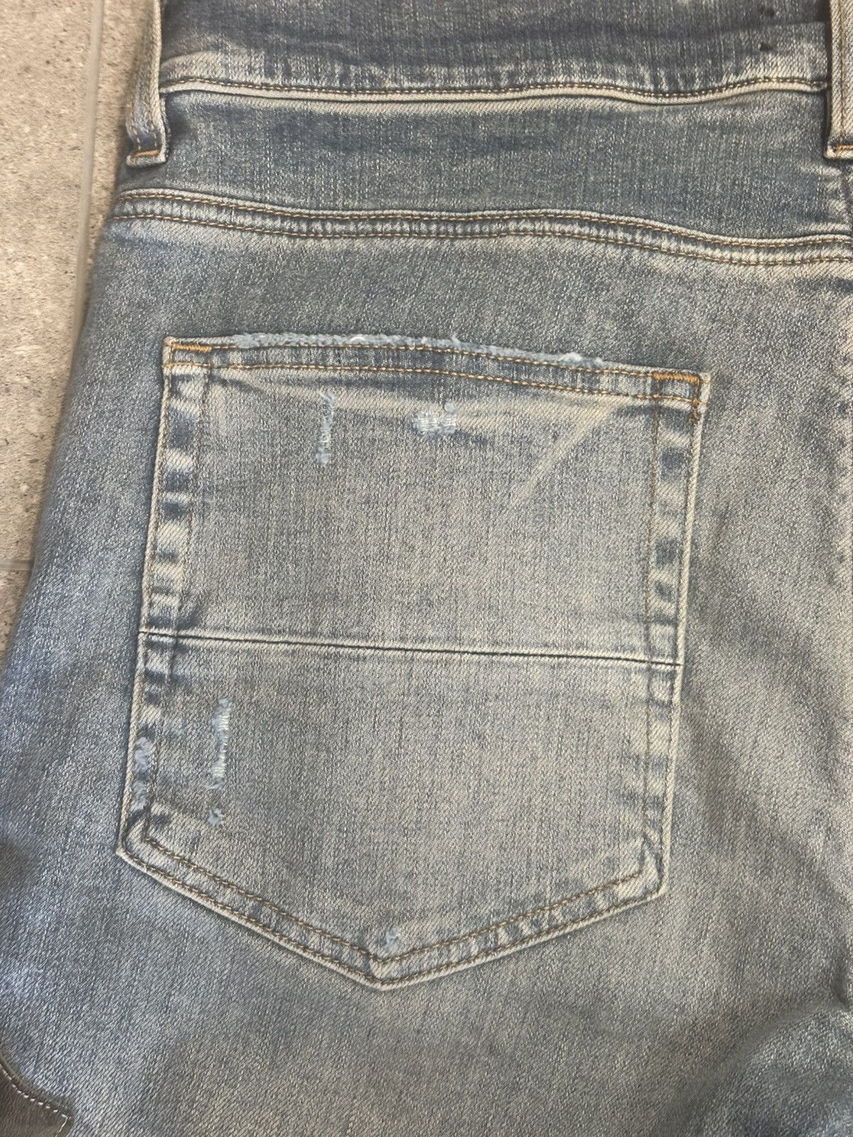Amiri AMIRI CAMO BONES DENIM PANTS SIZE 36 Size US 36 / EU 52 - 11 Thumbnail