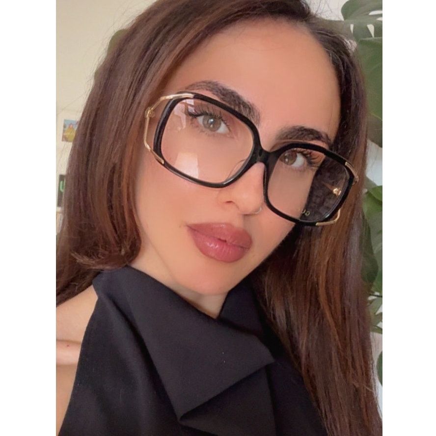 Gucci NEW Gucci GG0648OA Oversized Eyeglasses Frames in Black Size ONE SIZE - 1 Thumbnail