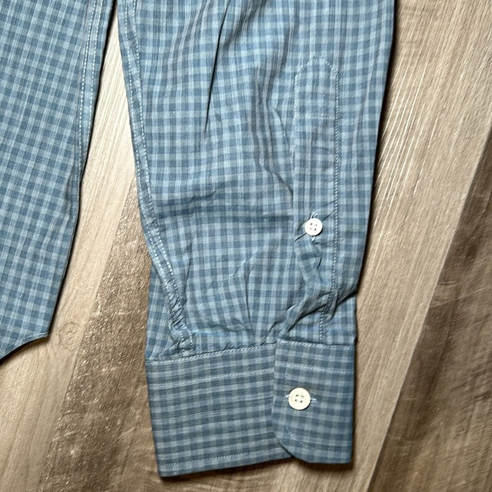 Billy Reid Billy Reid Standard Cut Long Sleeve Button Down - Large Size US L / EU 52-54 / 3 - 4 Thumbnail