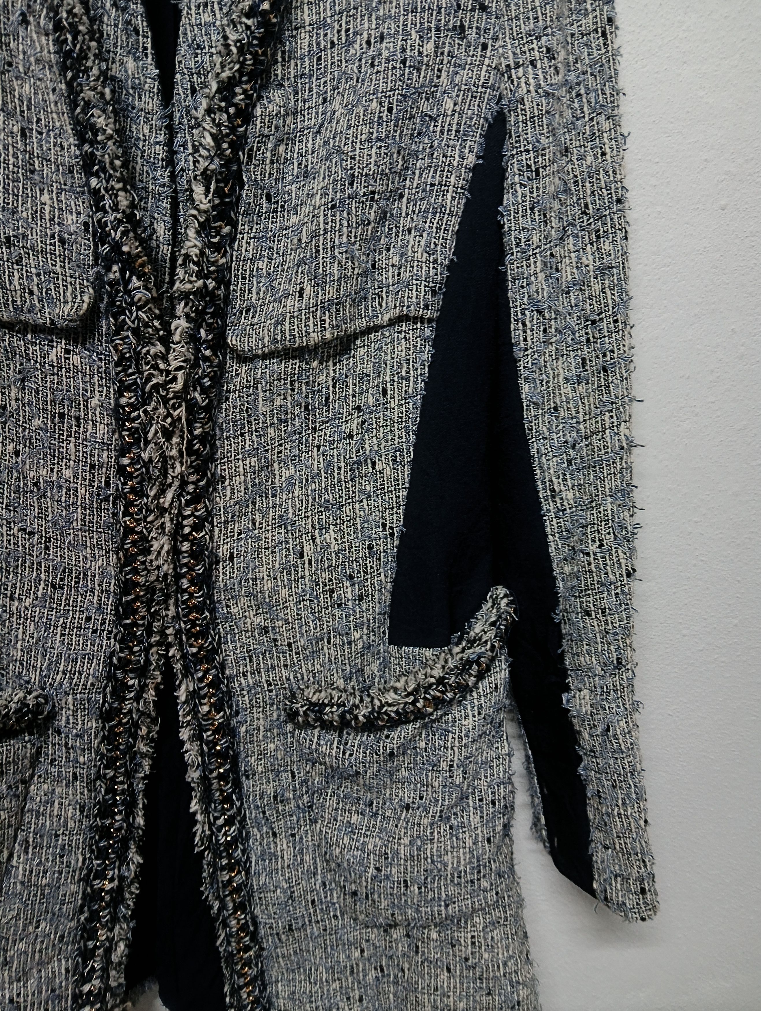 Designer × Japanese Brand Time tweed coat women inspired chanel Size S / US 4 / IT 40 - 5 Thumbnail