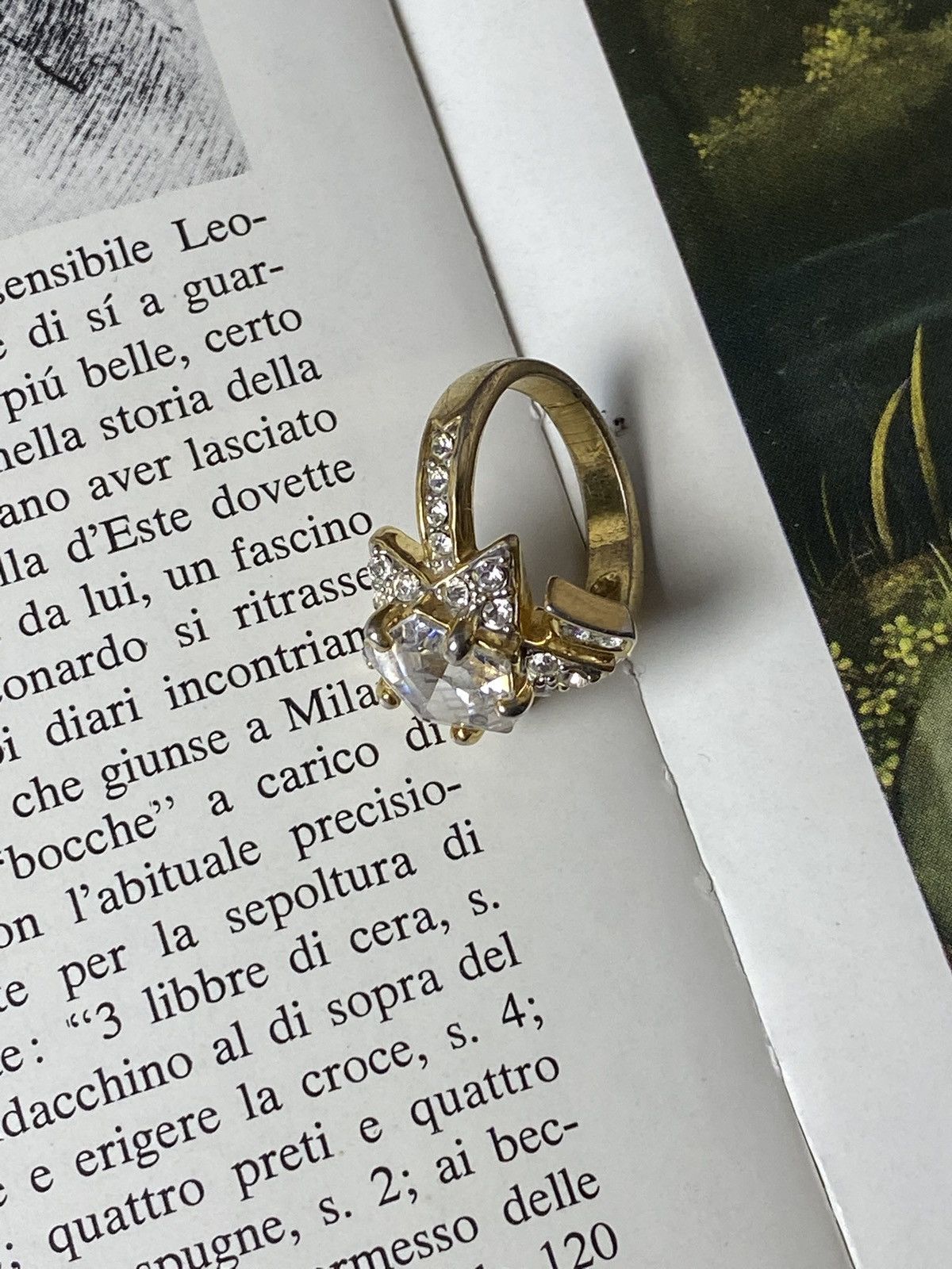 Japanese Brand Rare Retro Star Ring Futuristic Avant Garde Vintage Gold Size ONE SIZE - 5 Thumbnail