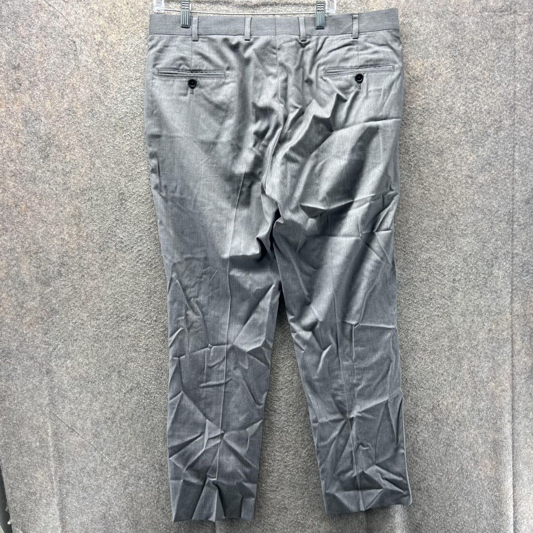 Brooks Brothers Brooks Brothers Pants Mens 38x30 Gray Regent Fit Dress Slacks Wool Blend Dress Pants Flat Front Mens Size US 38 / EU 54 - 2 Thumbnail