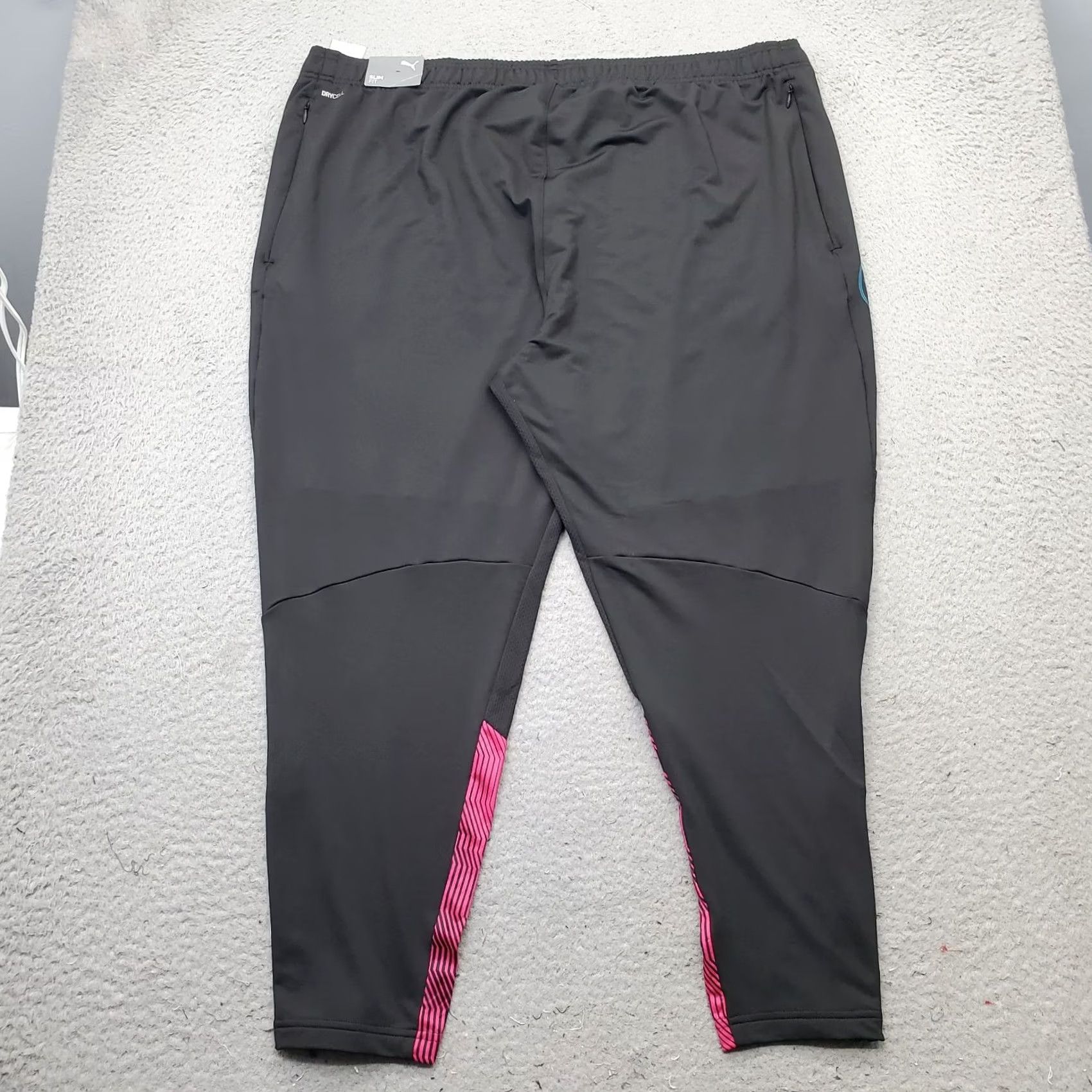 Puma PUMA Manchester City Training Pants Men 3XL Multi Slim Fit Elastic Waist Pull On Size US 39 - 2 Thumbnail