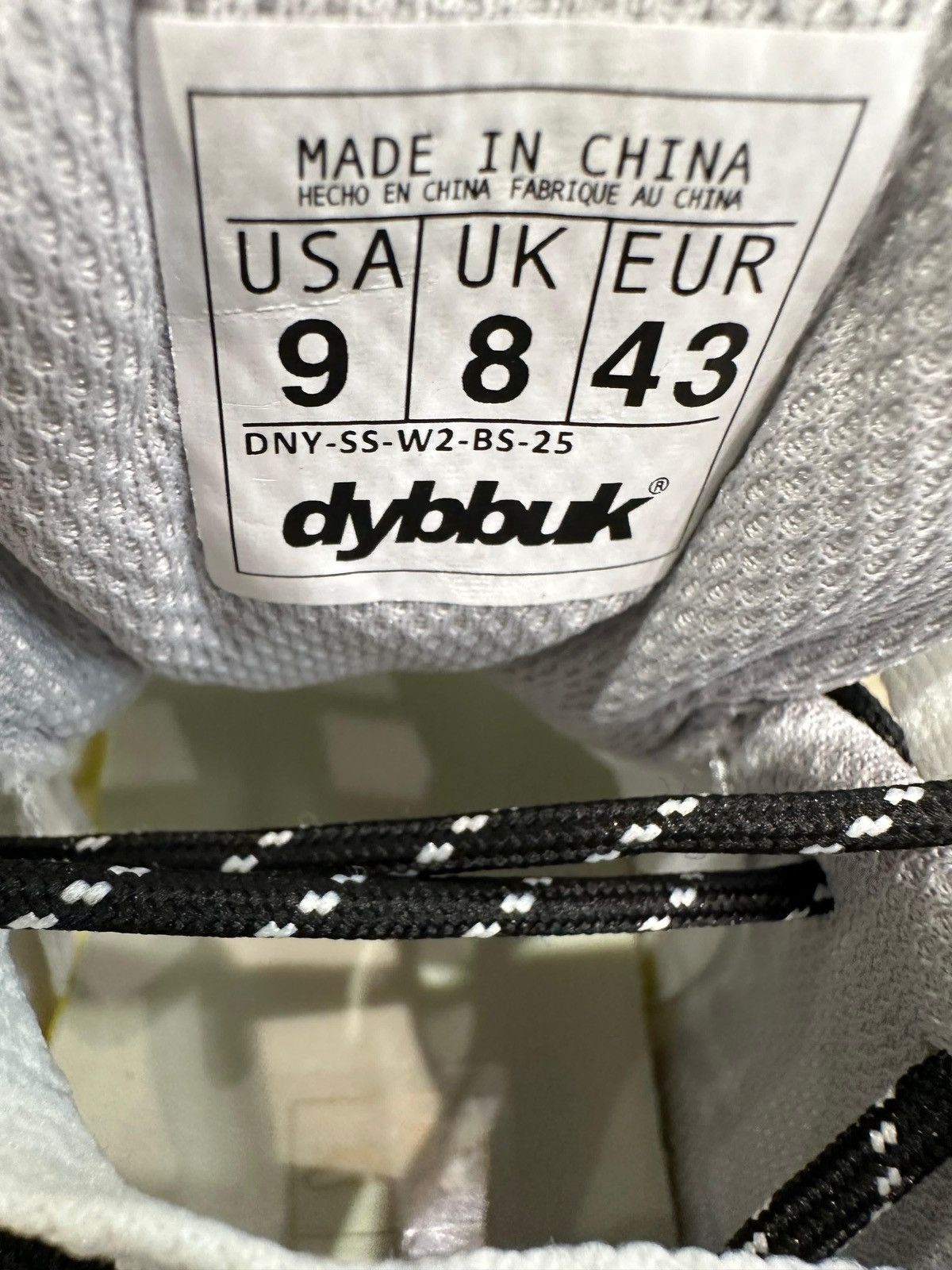 Dybbuk DYBBUK - Vortex V.2 Sneakers Silver/Black Size US 9 / EU 42 - 7 Thumbnail