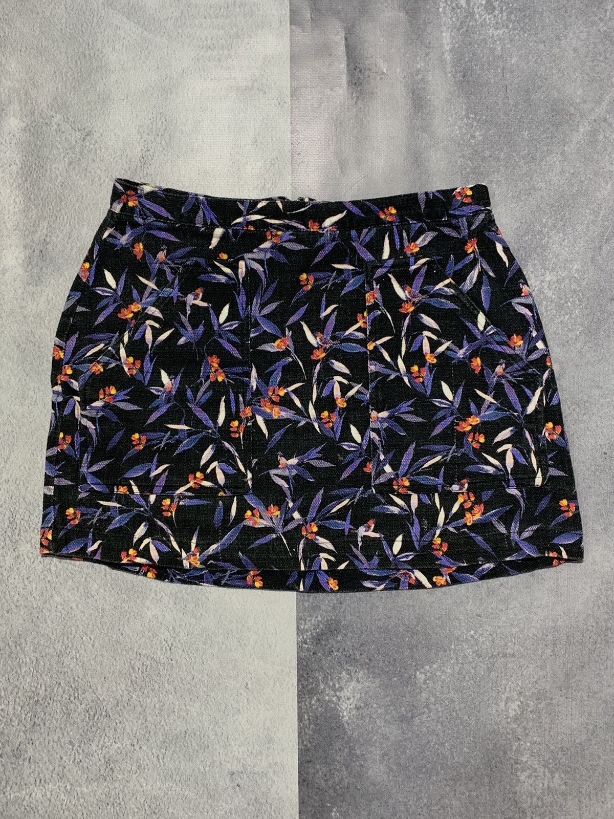 Japanese Brand × Vintage Vintage Y2K Overall print mini skirt Japanese style Size 30" / US 8 / IT 44 - 4 Thumbnail