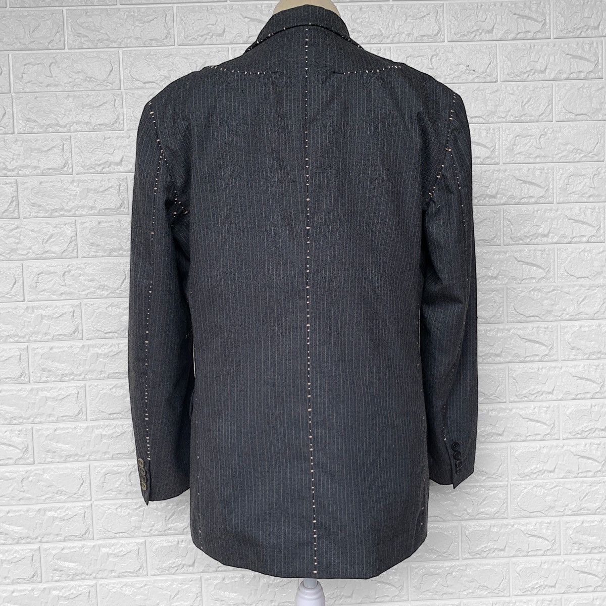 Issey Miyake AW 2005 Issey Miyake Show Hand Stitches Open Thread Blazer Size US M / EU 48-50 / 2 - 5 Thumbnail