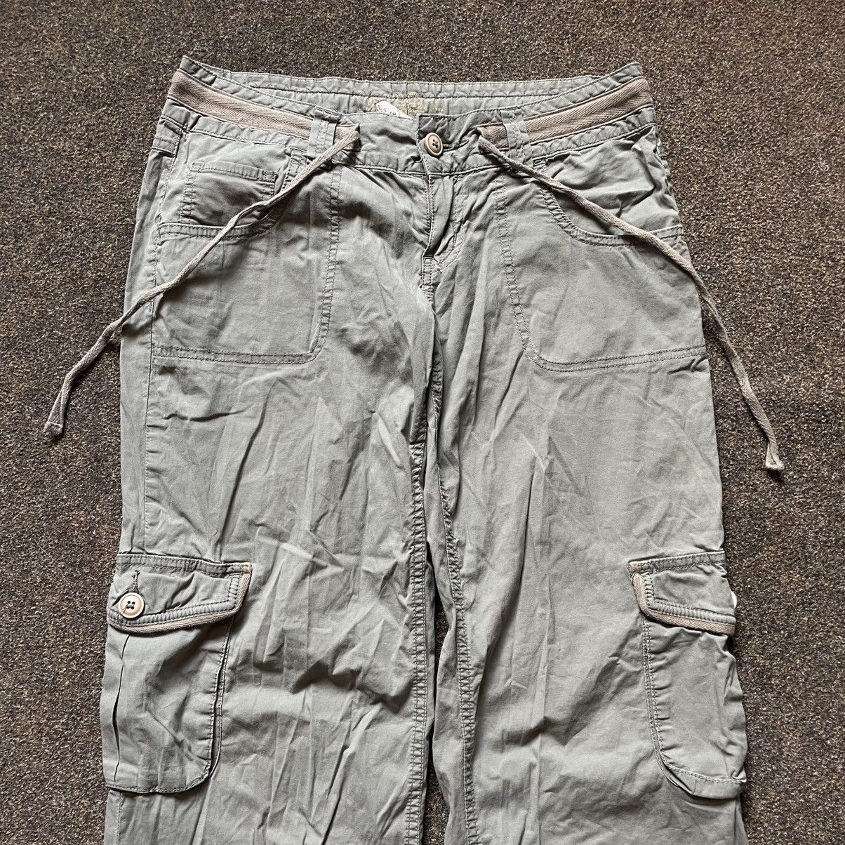 Vintage Vintage Y2K Baggy Cargo Pants Parachute Streetwear Faded 38 Size 38" / US 16 / IT 52 - 2 Thumbnail