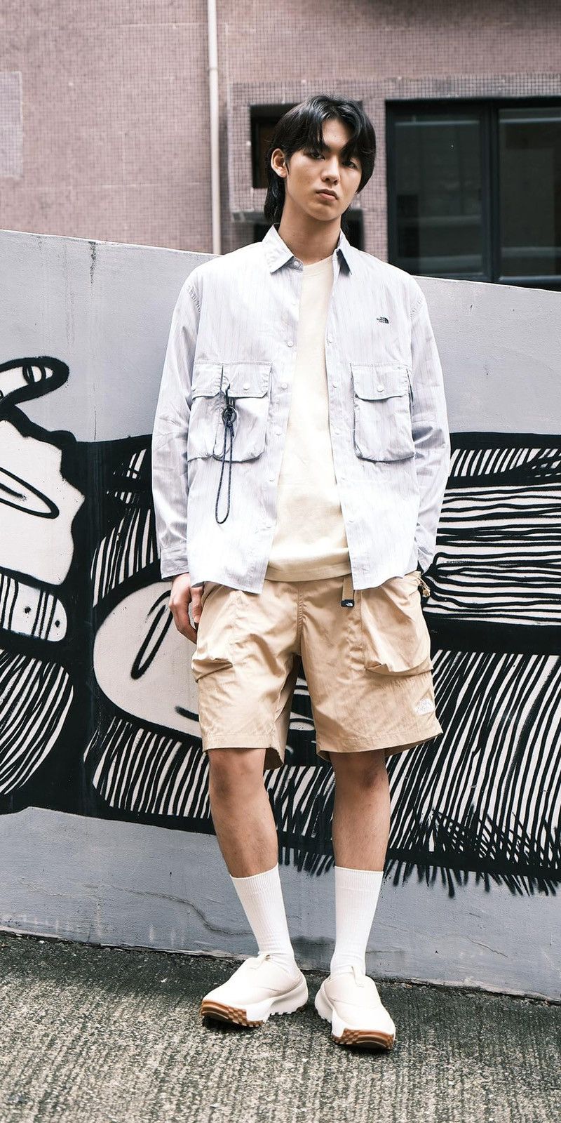 Kazuki Kuraishi × The North Face Urban Exploration KK LS STRIPE SHIRT Size US M / EU 48-50 / 2 - 4 Thumbnail
