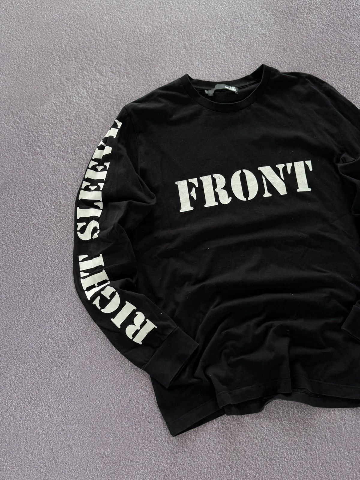 Moschino Y2K Archival Clothing Moschino 00s Long Sleeve Tee Size US L / EU 52-54 / 3 - 4 Thumbnail