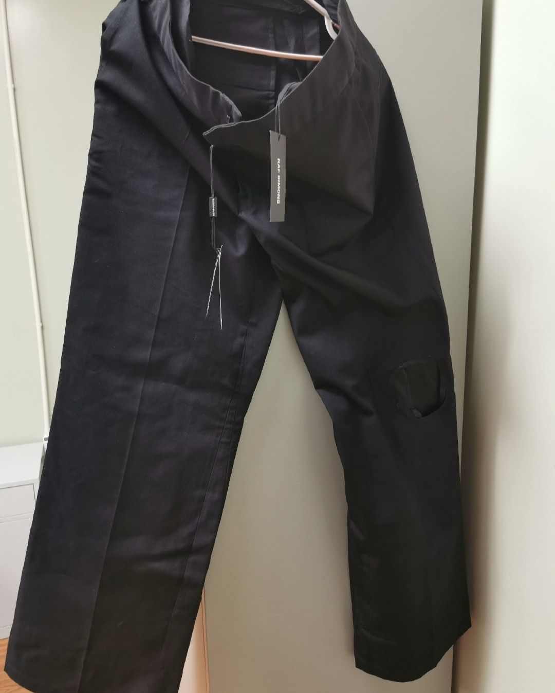 Raf Simons Raf Simons AW21-22 Double Hole Casual Wide Leg Pants Size US 30 / EU 46 - 1 Thumbnail