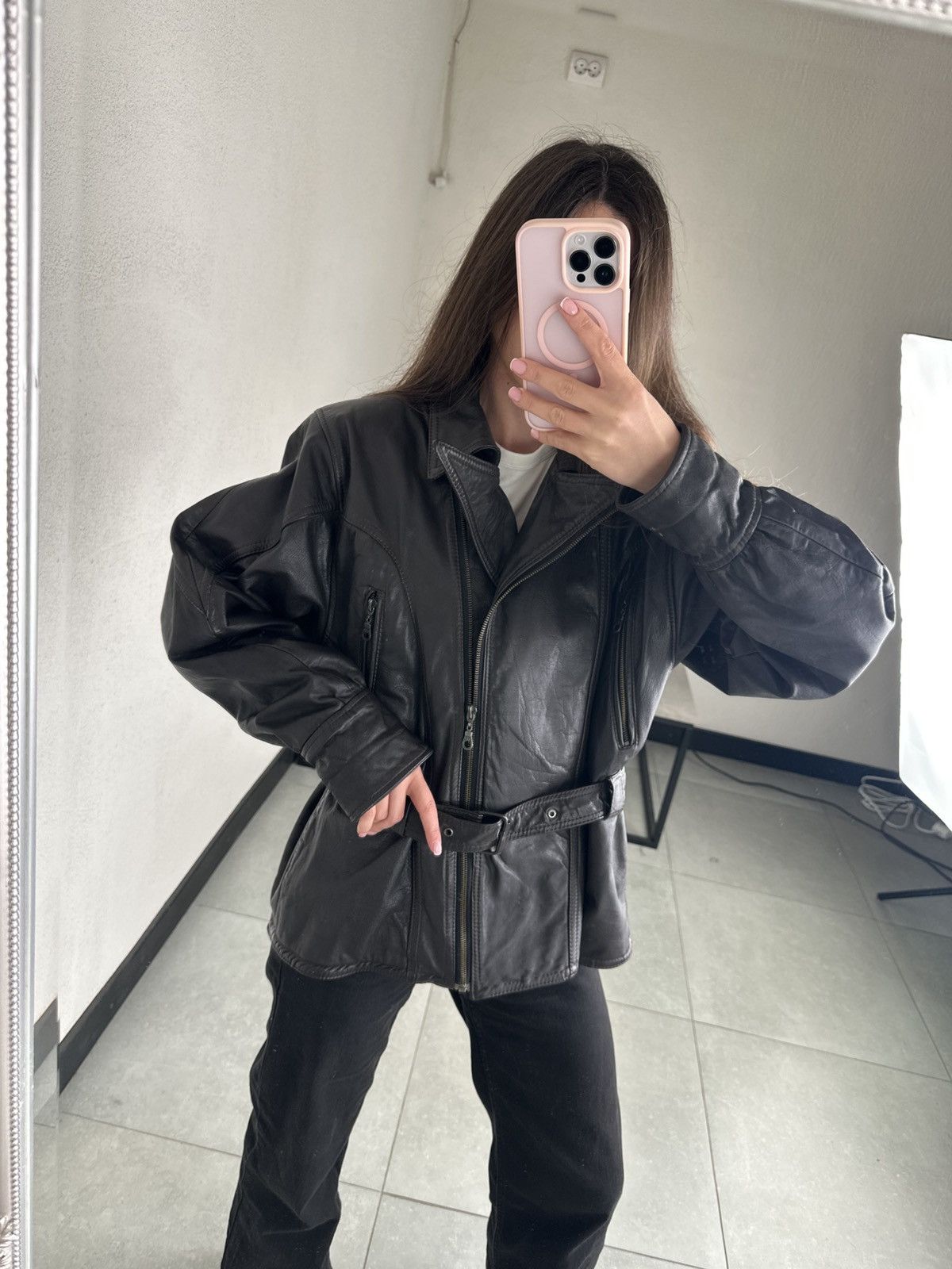 Japanese Brand Vintage Leather Jacket Size M / US 6-8 / IT 42-44 - 14 Thumbnail