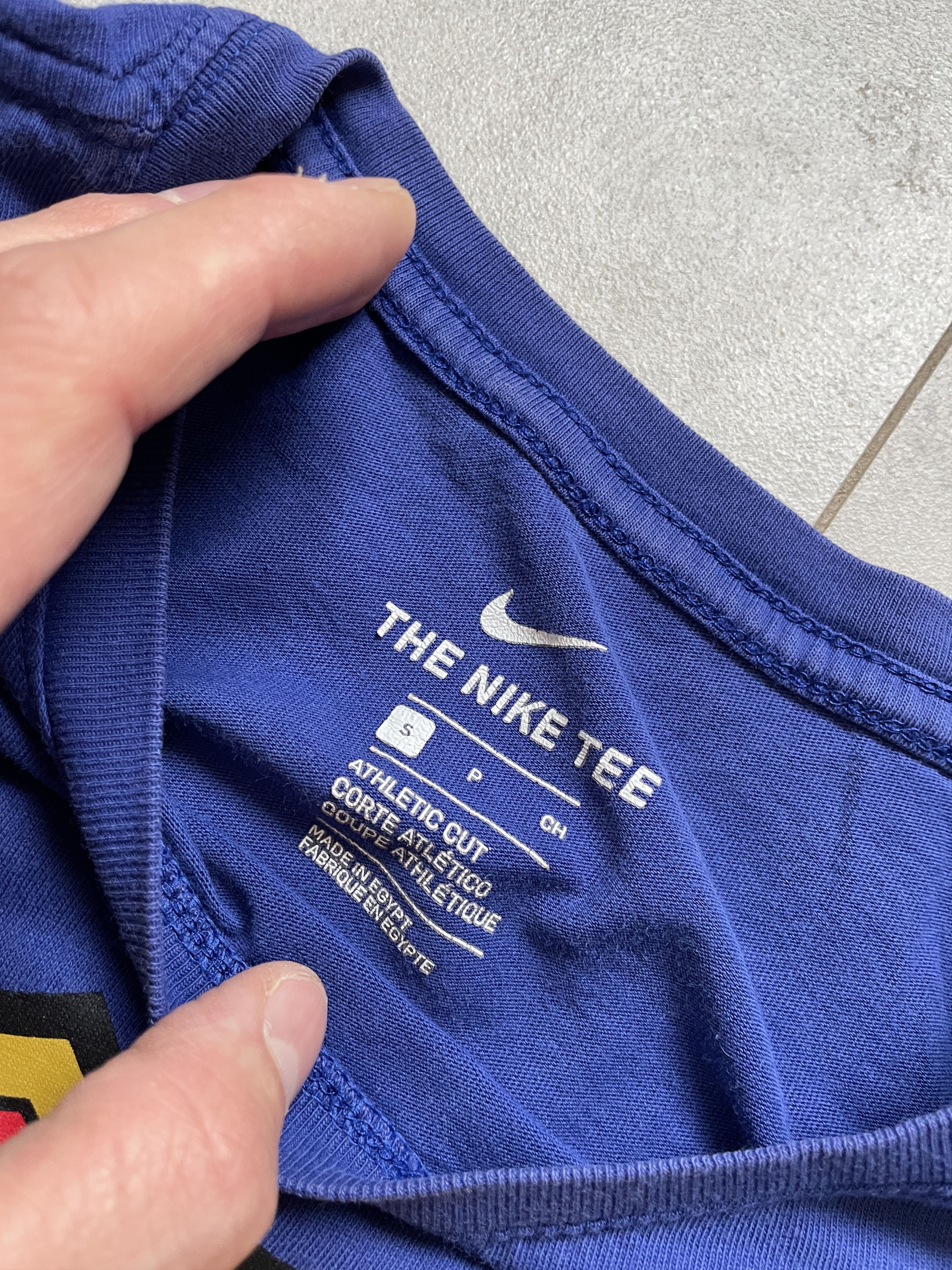 Nike Y2K NIKE BLUE FC BARCELONA SOCCER BLOKE BLOKECORE TEE Size US S / EU 44-46 / 1 - 3 Thumbnail
