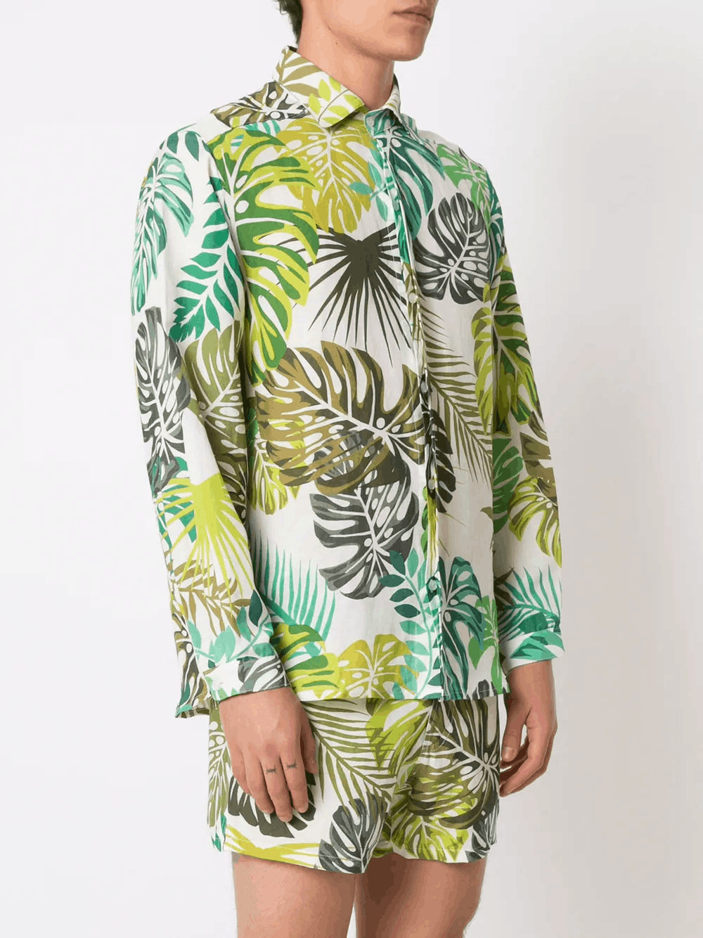 Other Leaf Print Shirt | White Size US M / EU 48-50 / 2 - 3 Thumbnail