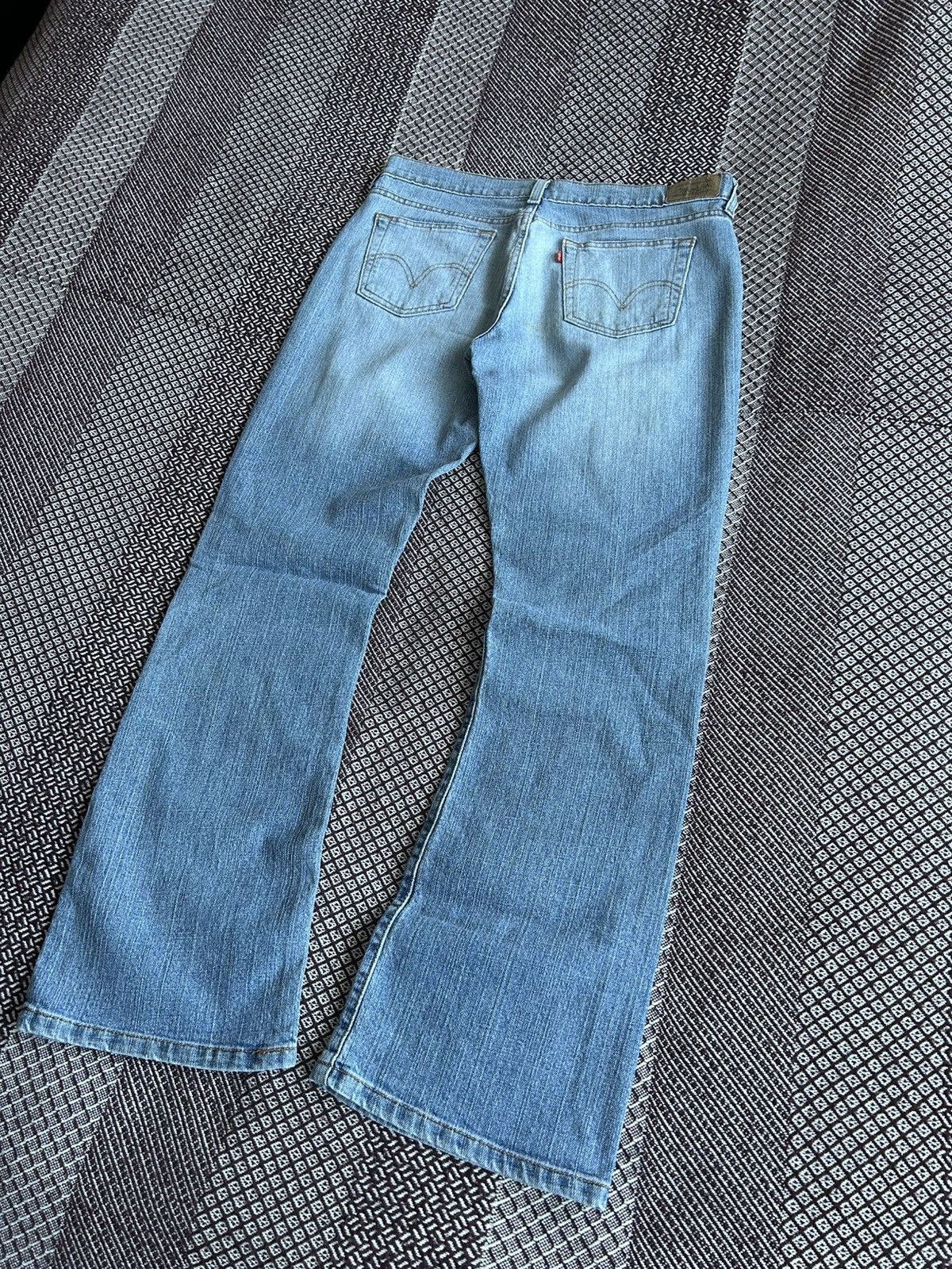 Levi's Vintage Flared Levis 515 Boot Cut Washed 00s Streetwear Y2K Size 32" / US 10 / IT 46 - 8 Thumbnail