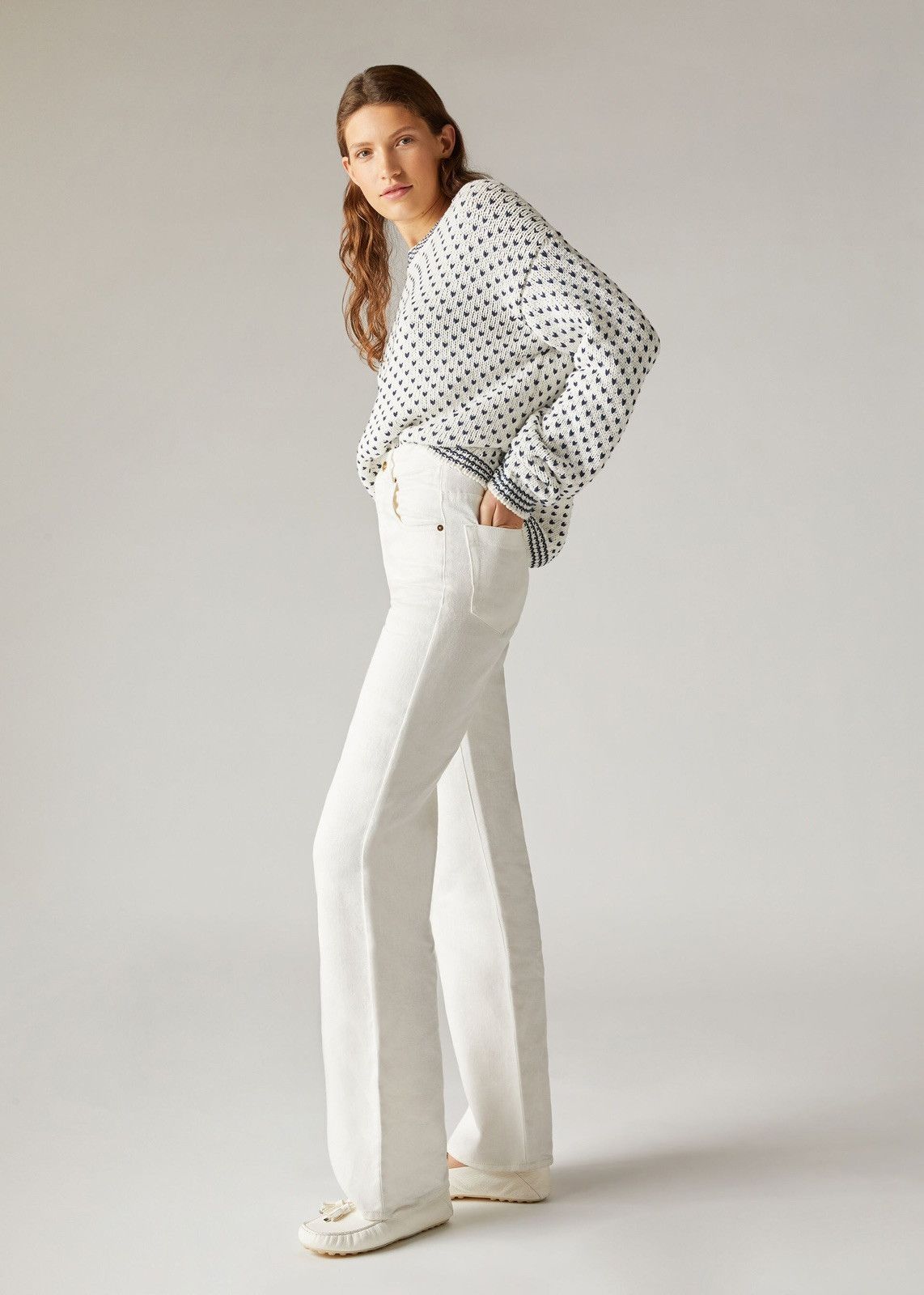 Loro Piana o1srvl11e0424 Trouser in White Size 26" / US 2 / IT 38 - 5 Thumbnail