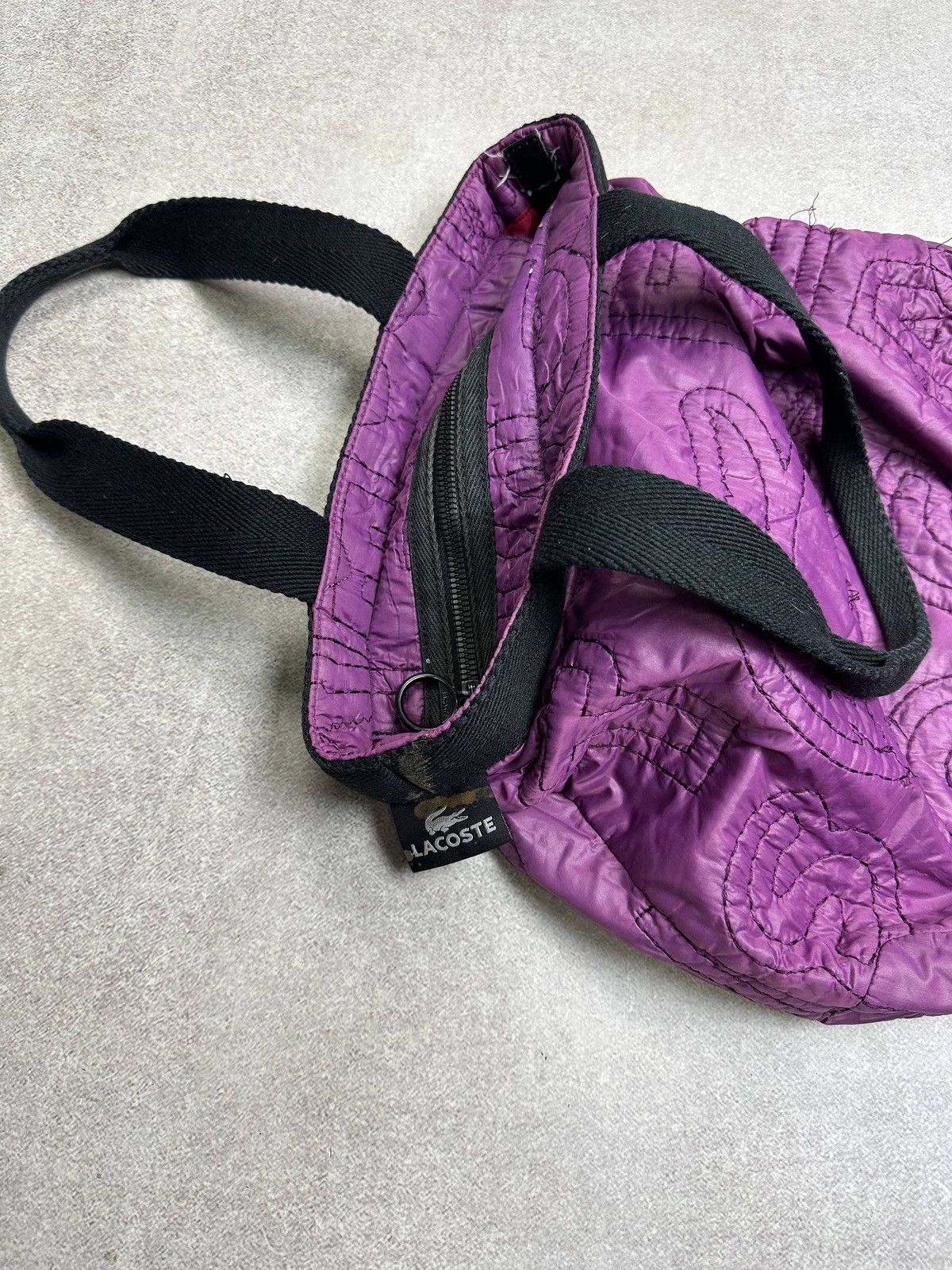 Lacoste Vintage Lacoste Tote Puffer Bag Size ONE SIZE - 2 Thumbnail