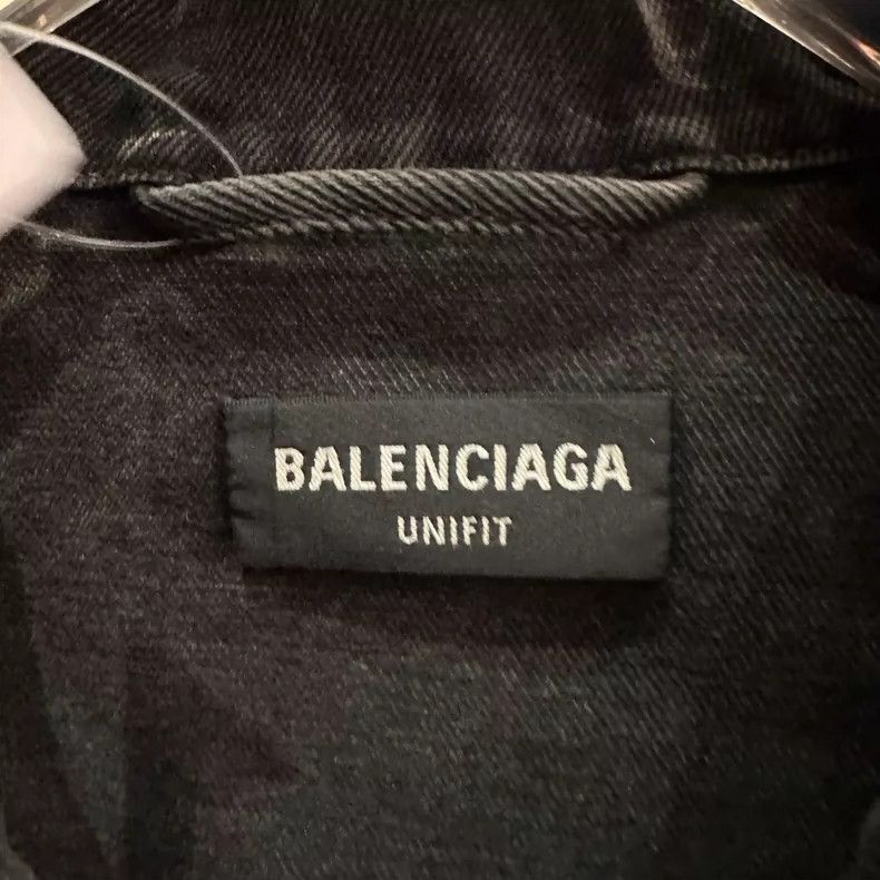 Balenciaga Balenciaga Luminous double B-painted graffiti denim jacket Size US XS / EU 42 / 0 - 3 Thumbnail