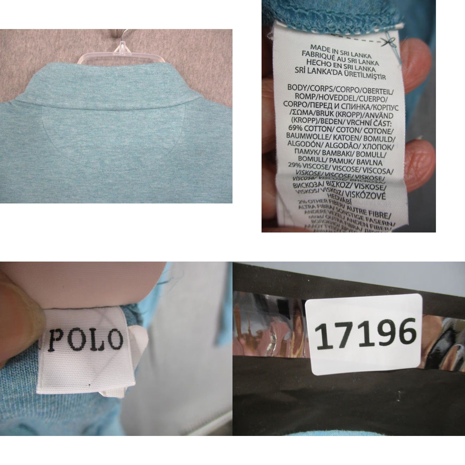 Polo Ralph Lauren Polo Ralph Lauren Pullover Mens 2XL Blue Big Pony Quarter Zip Mock Neck Sweater Size US XXL / EU 58 / 5 - 8 Thumbnail