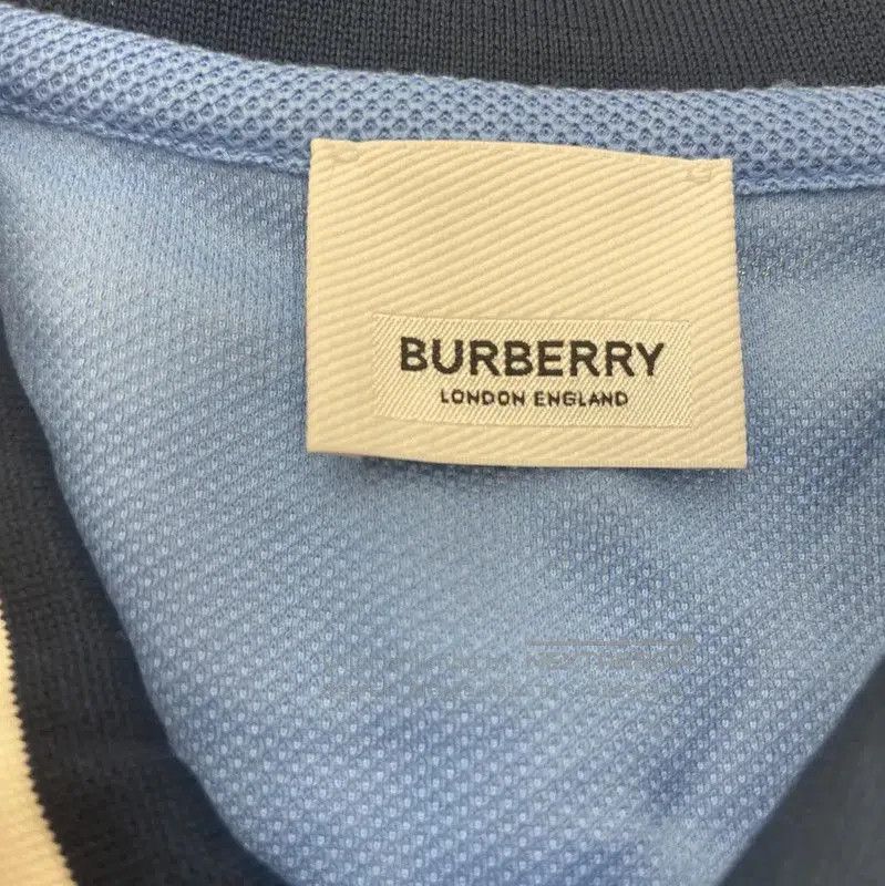 Burberry Burberry Blue Cotton Women's T-Shirt. Size XL / US 12-14 / IT 48-50 - 3 Thumbnail