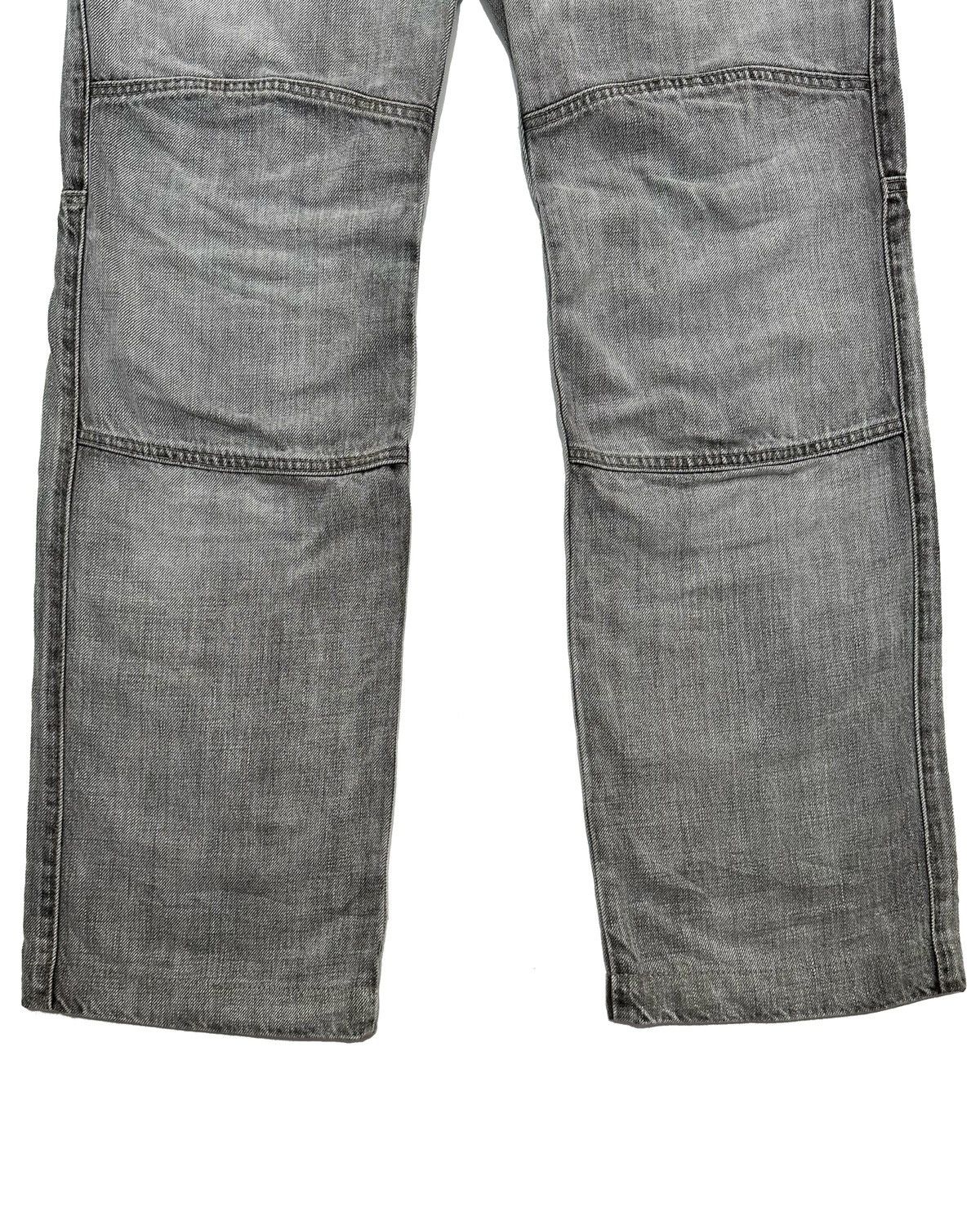 Marithe + Francois Girbaud × Vintage Marithe Francois Girbaud Biker Denim Jeans Size US 31 - 3 Thumbnail