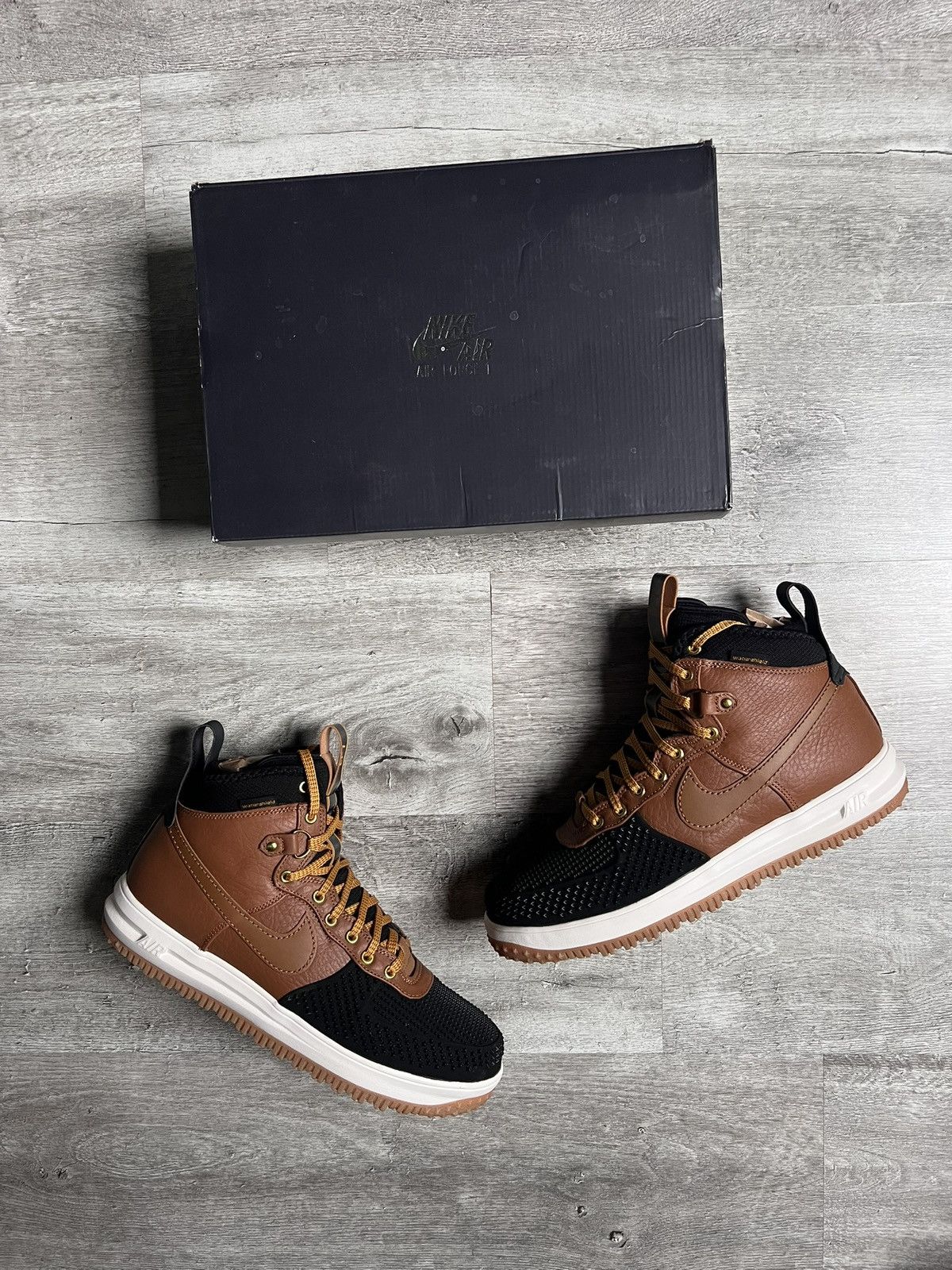 Nike Lunar Force 1 Duckboot Ale Brown Black