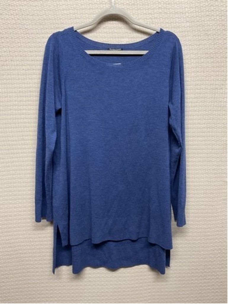 Eileen Fisher Eileen Fisher Wool HighLow Hem BoatNeck Sweater Women Size L Size L / US 10 / IT 46 - 5 Thumbnail