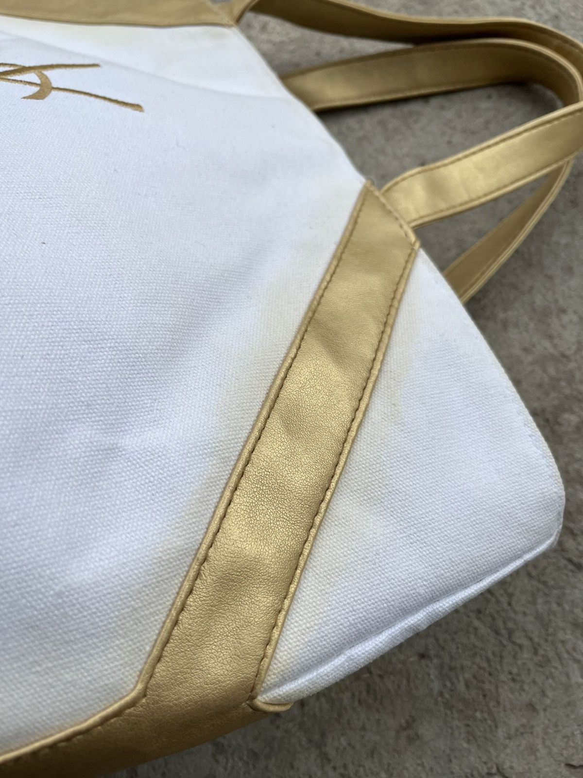 Saint Laurent Paris × Yves Saint Laurent Yves Saint Laurent Parfums Big YSL Logo Shoulder Bag Shopper Size ONE SIZE - 9 Thumbnail