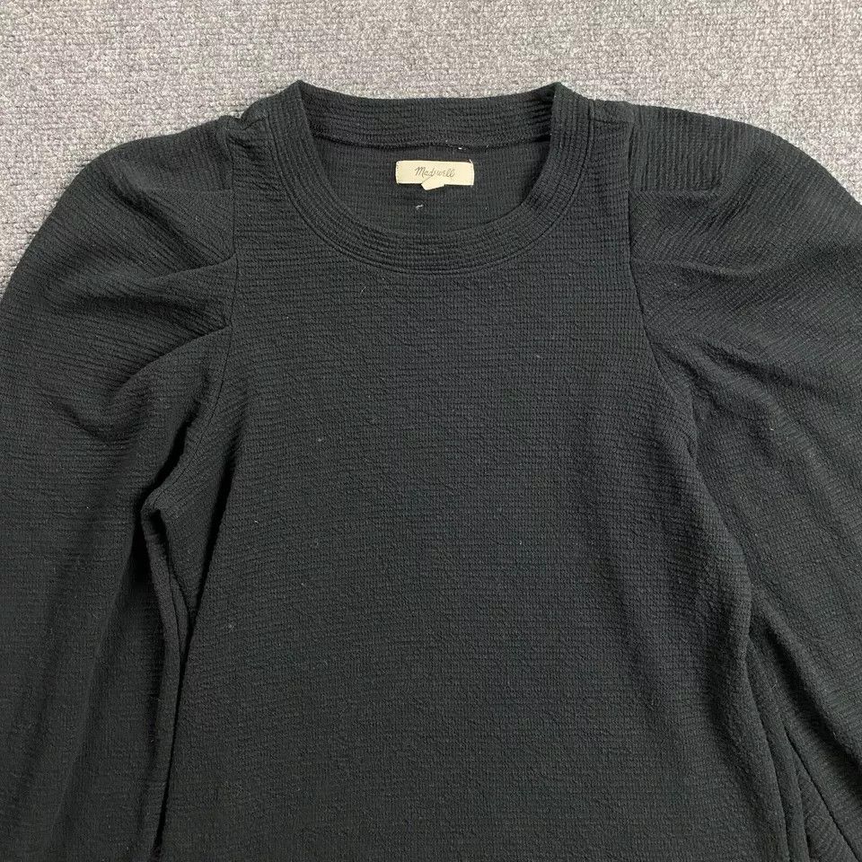 Madewell Madewell Sweatshirt Women's Small Black Flared Sleeves S Size S / US 4 / IT 40 - 2 Thumbnail