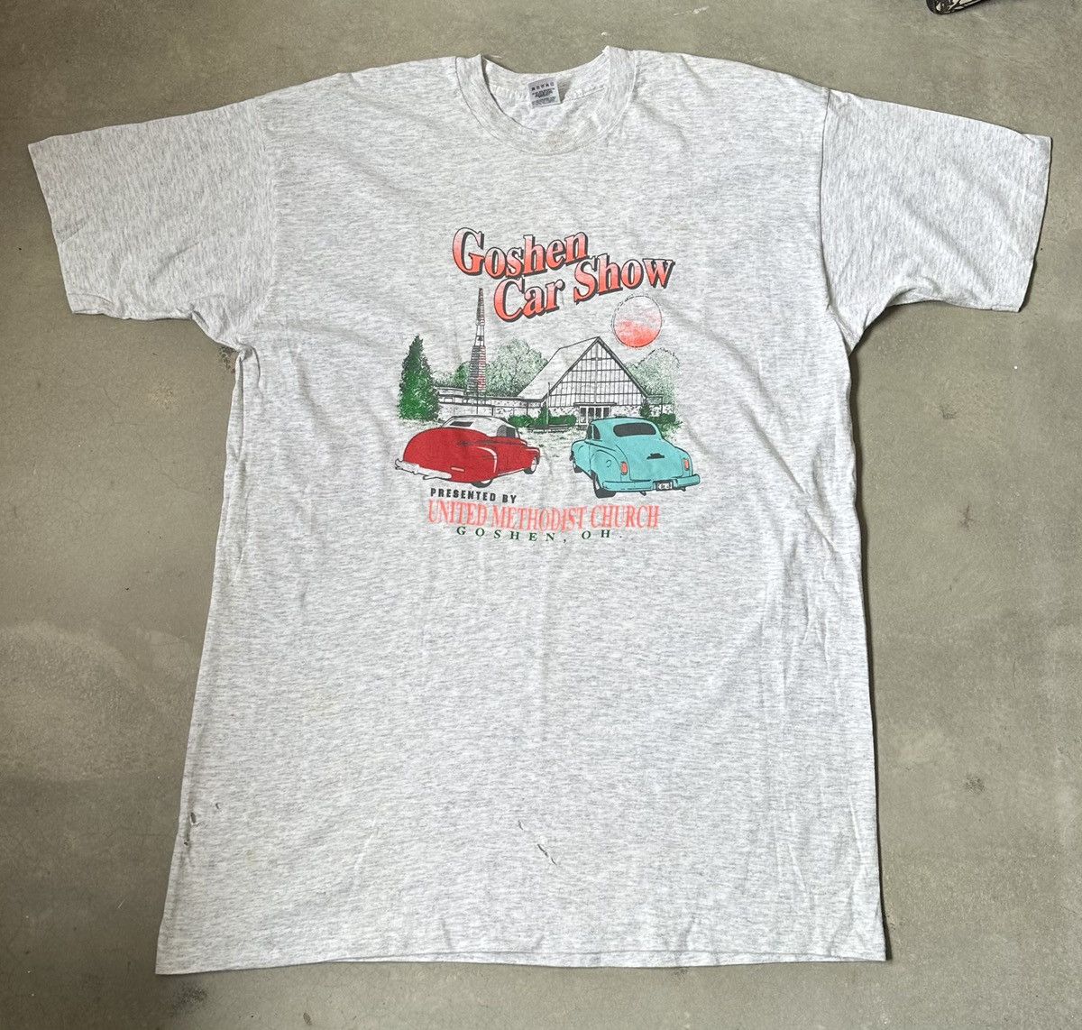 Vintage VINTAGE GOSHEN CAR SHOW TEE Size US XXL / EU 58 / 5 - 1 Thumbnail