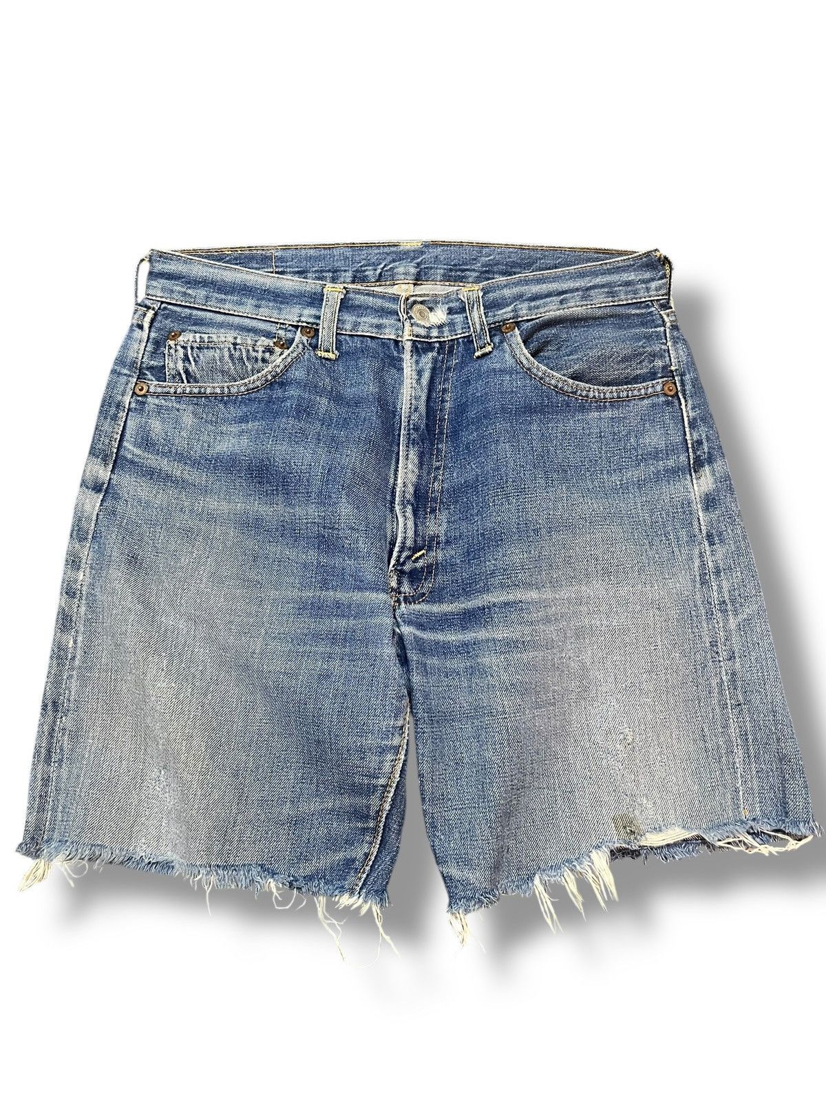 Levi's Vintage Clothing Vintage Levi’s Scovill Big E Selvedge Shorts Denim Size US 29 - 1 Thumbnail