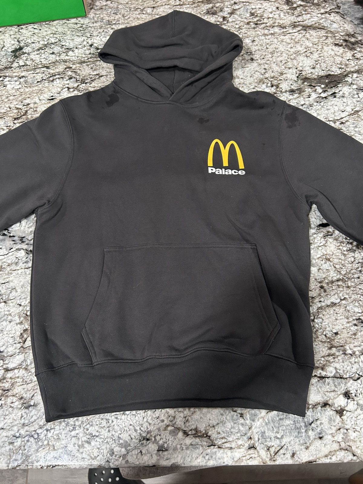韓国人気★Palace x McDonald's Logo Hood Black Palace x McDonald's Logo Hoodie Black Size L Jacket Pullover