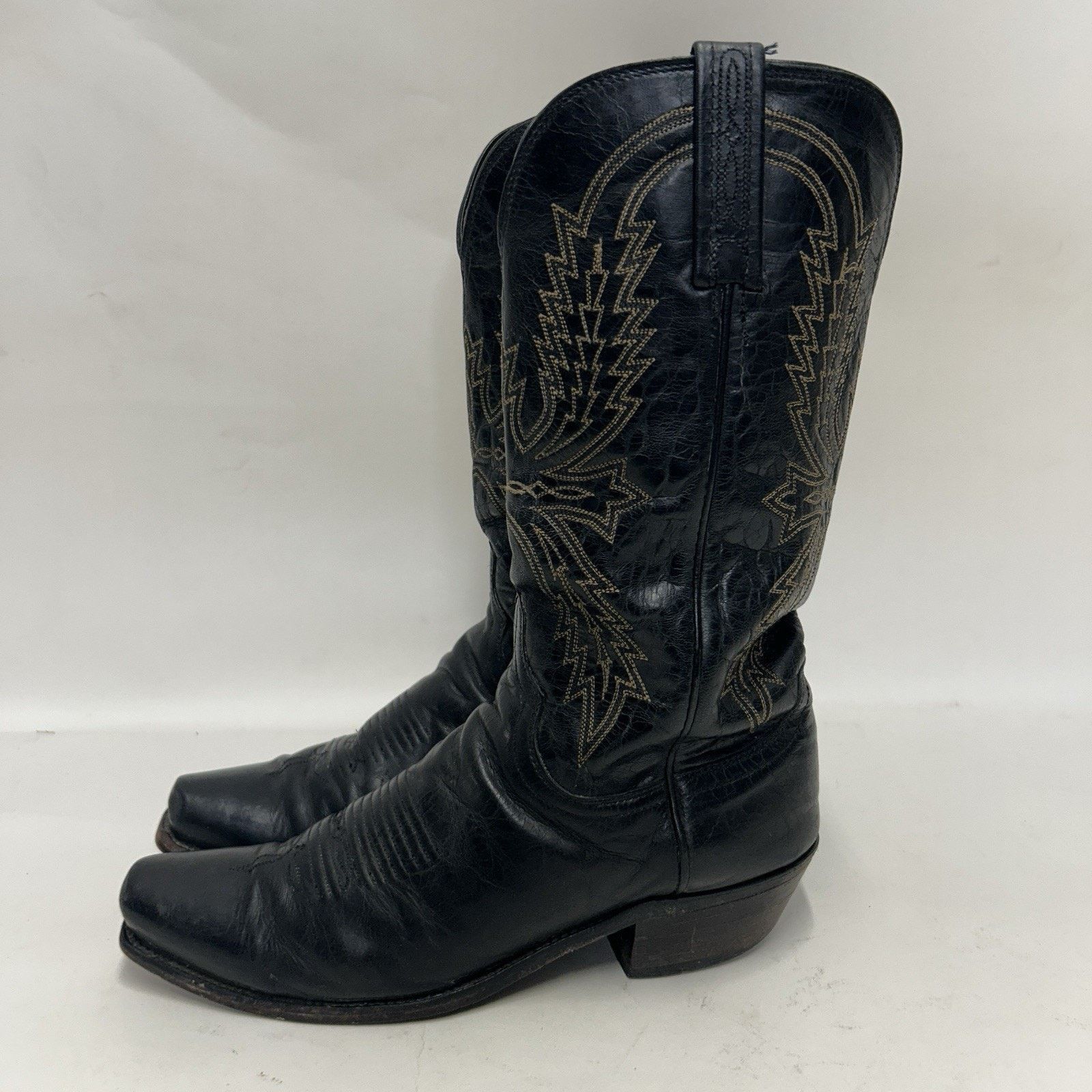 Lucchese Lucchese 1883 Crayton Mad Dog Cowboy Boots “Black White” Size US 8 / EU 41 - 6 Thumbnail