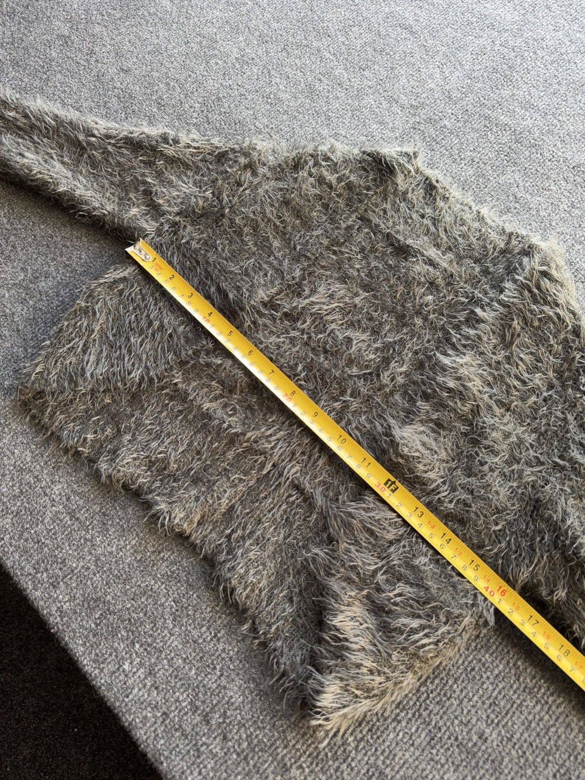 If Six Was Nine Fuzzy Japanese 00s Cropped Mohair Like Knit Bolero Cardigan Size S / US 4 / IT 40 - 9 Thumbnail